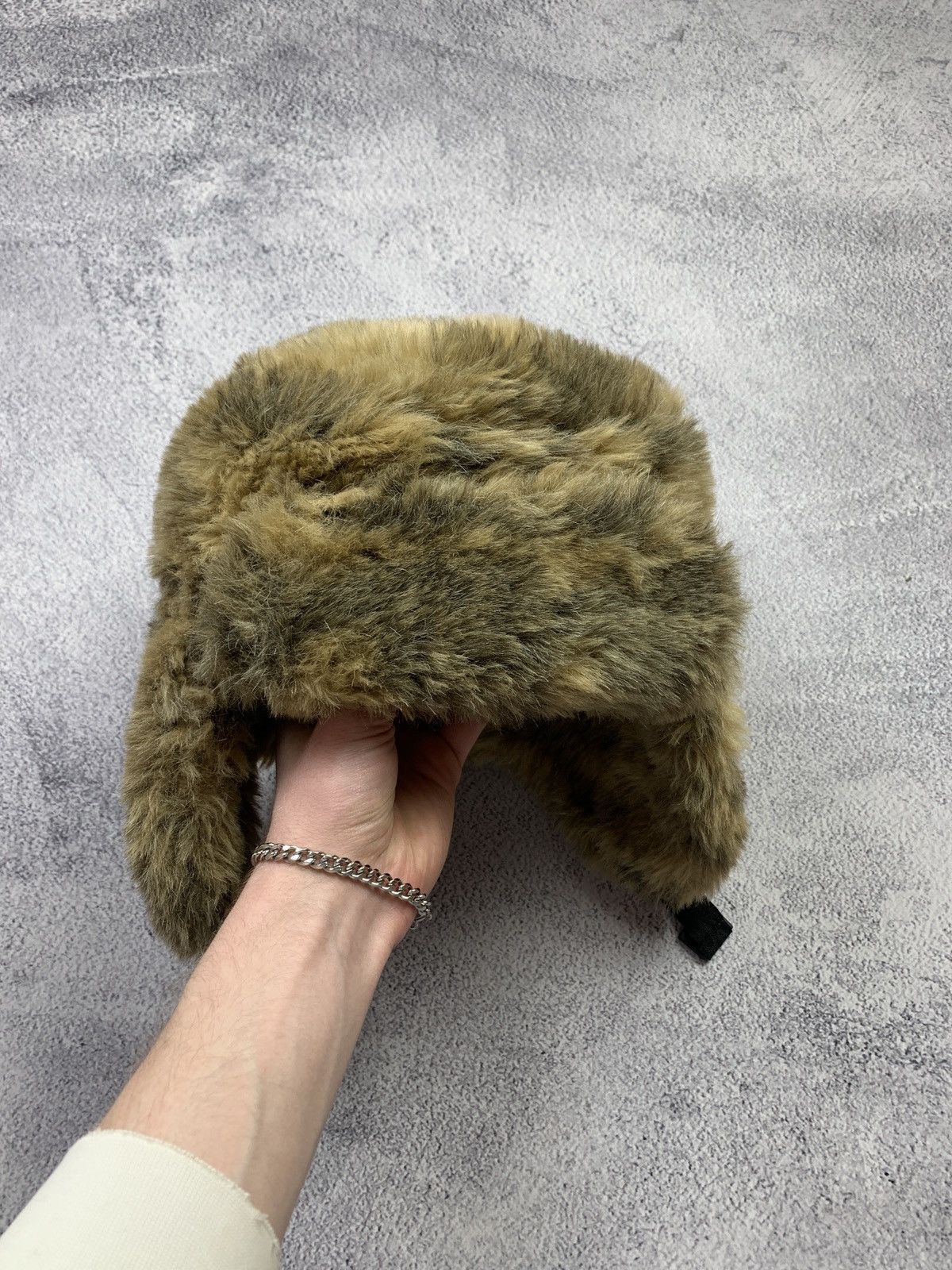 Japanese Brand Y2K Faux Fur Ushanka Brown Furry Trapper Hat Size ONE SIZE - 2 Thumbnail