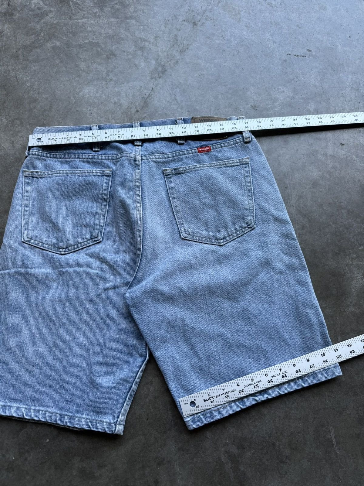 Wrangler Vintage 90’s/00’s Wrangler Light Denim Jean Shorts Size US 34 / EU 50 - 4 Thumbnail