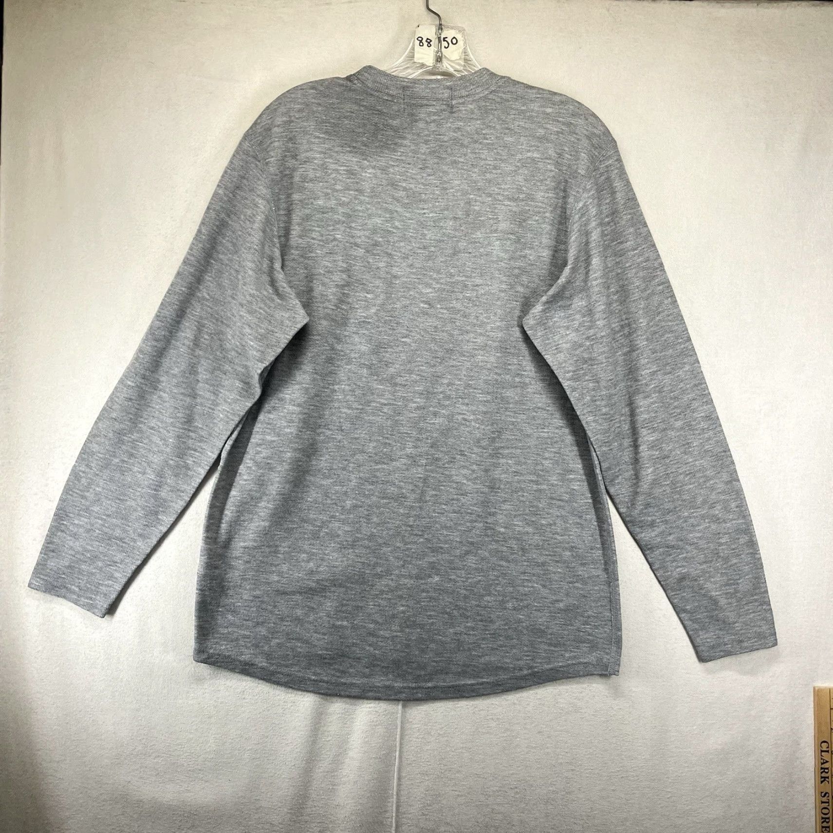 Eddie Bauer Eddie Bauer T-Shirt Men's M Gray Crew Neck Thermal Base Layer Polyester Knit Embroidered Logo Size US M / EU 48-50 / 2 - 2 Thumbnail