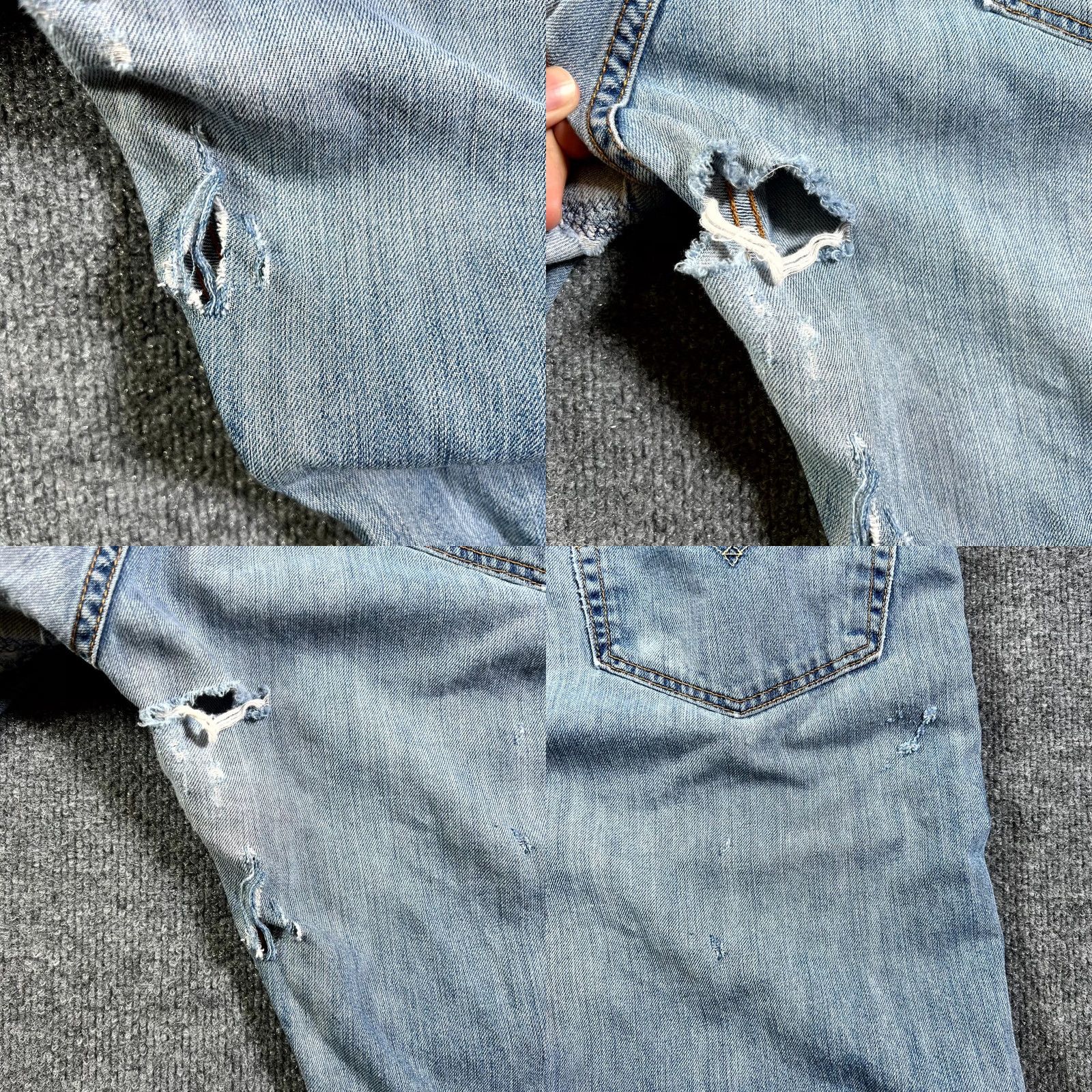 Levi's Levi's 505 Jeans Mens 36x30 Blue Denim Cotton Regular Fit Straight Leg Streetwear Shirt Size US 36 / EU 52 - 11 Thumbnail