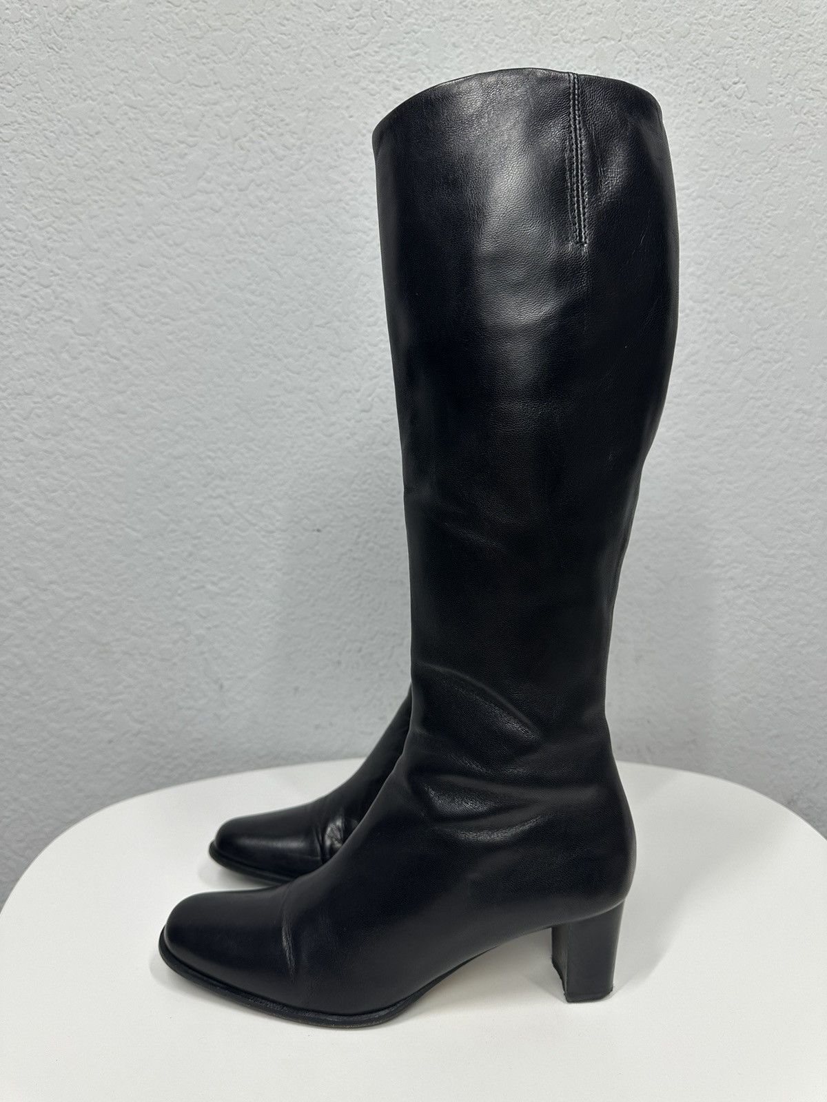 Dolce & Gabbana Vintage Shoes Leather High Heels Y2k Boots Ifsixwasnine 90s Size US 7.5 / IT 37.5 - 8 Thumbnail