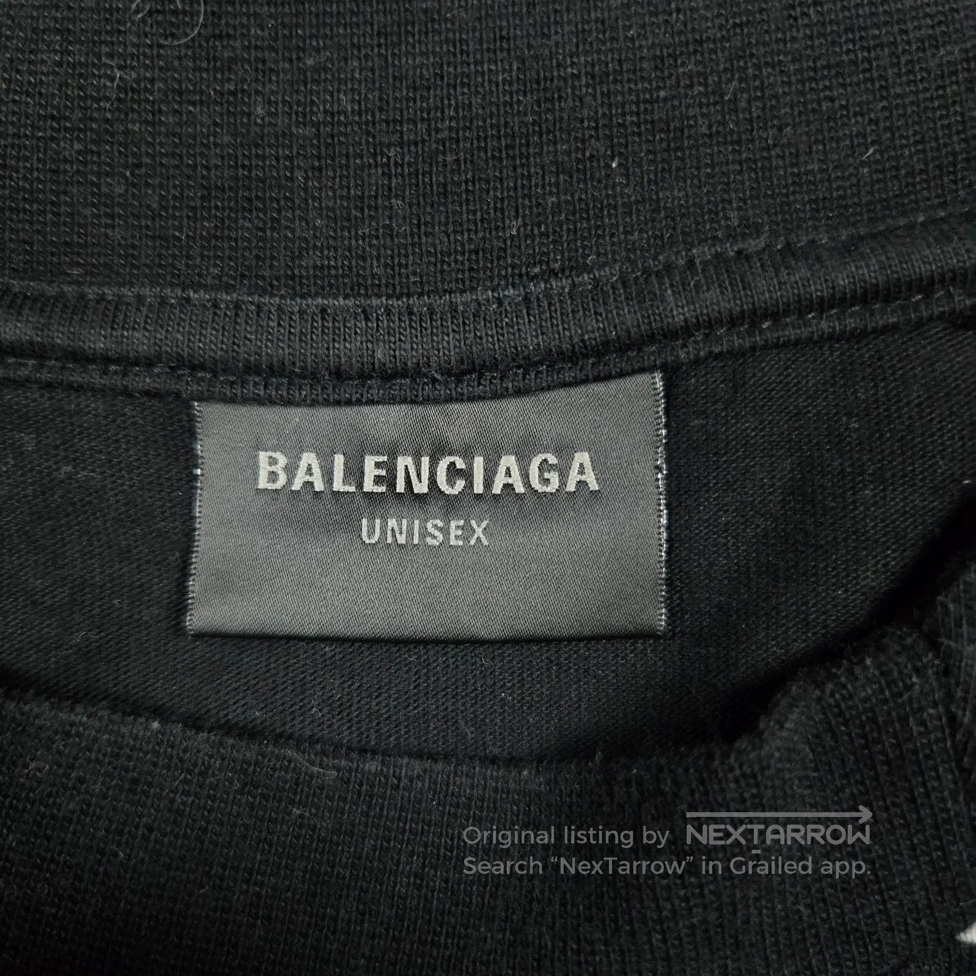 Balenciaga balenciaga black short sleeve football t-shirt. Size US M / EU 48-50 / 2 - 5 Thumbnail