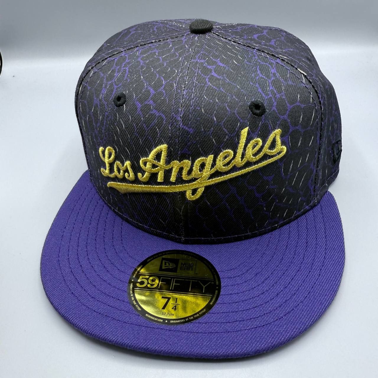 New Era Los Angeles LA Dodgers Hat 7 1/4 Black Mamba Fitted Hatclub Size ONE SIZE - 3 Thumbnail