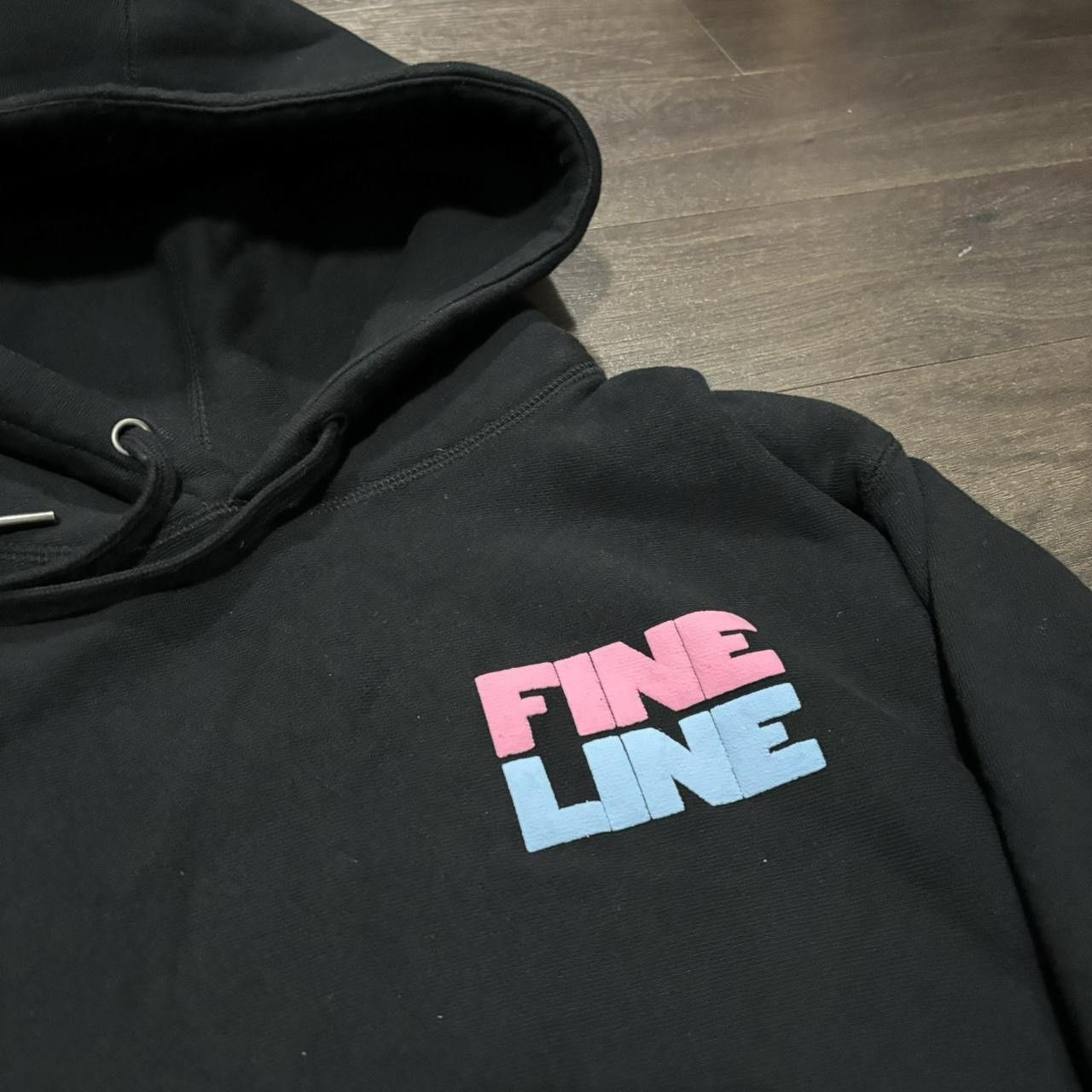 image of Band Tees Classic Harry Styles Fine Line Hoodie in Black, Men's (Size Small)
