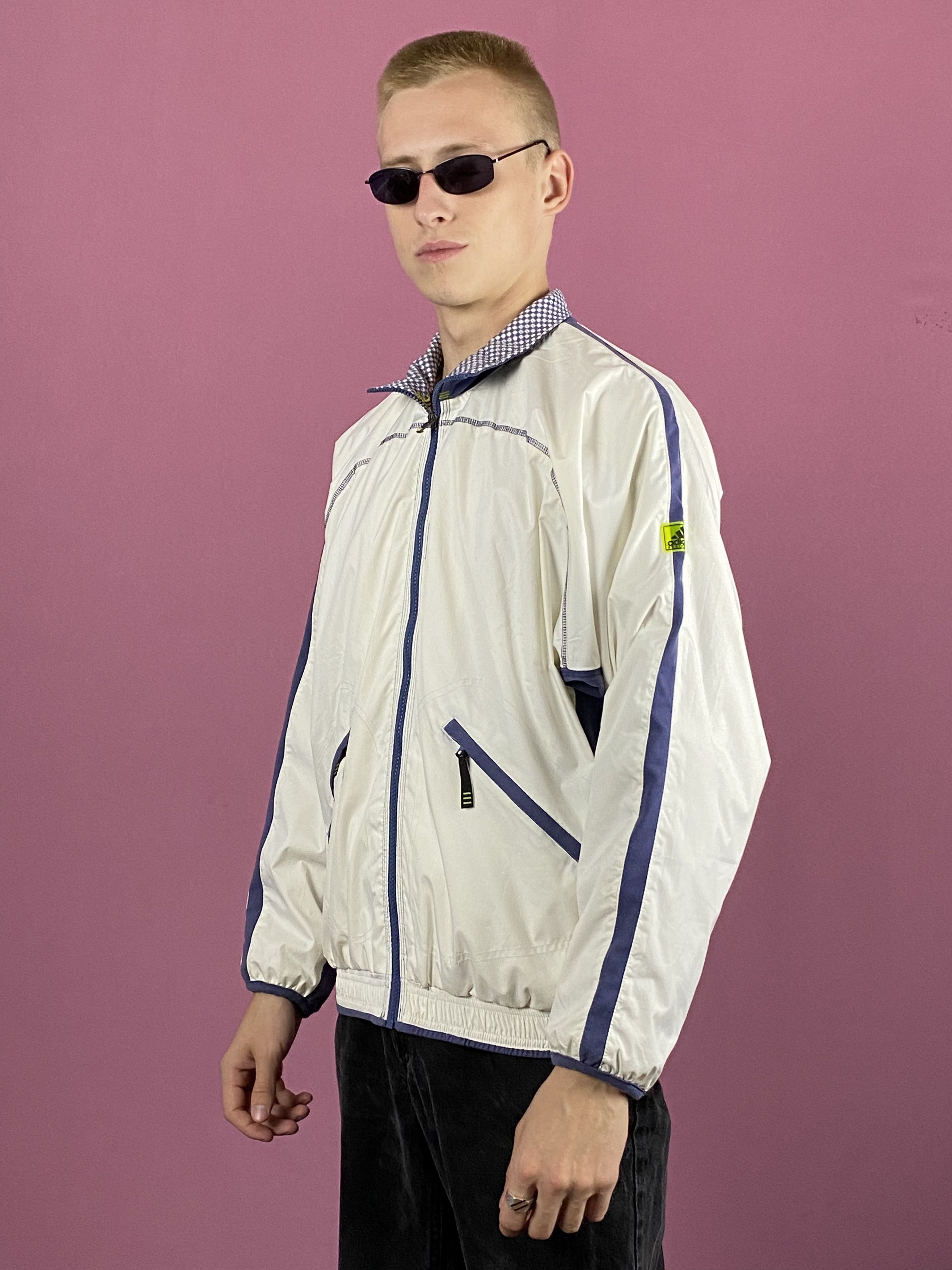 Adidas × Equipment × Vintage 90s Adidas Equipment Vintage Men's Windbreaker Jacket Size US S / EU 44-46 / 1 - 2 Thumbnail