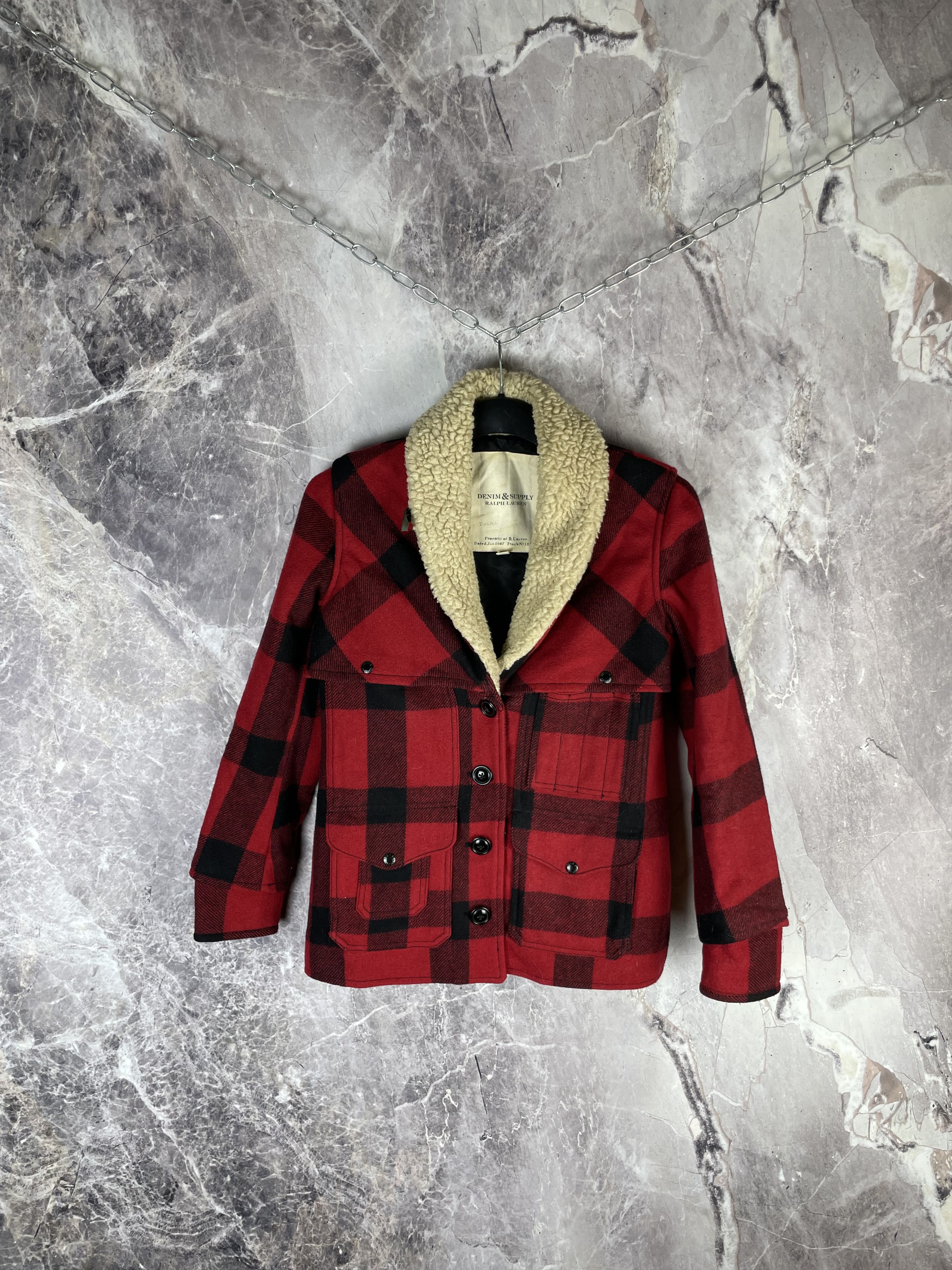 Denim & Supply Ralph Lauren DENIM SUPPLY RALPH LAUREN Plaid Coat Size US S / EU 44-46 / 1 - 1 Thumbnail