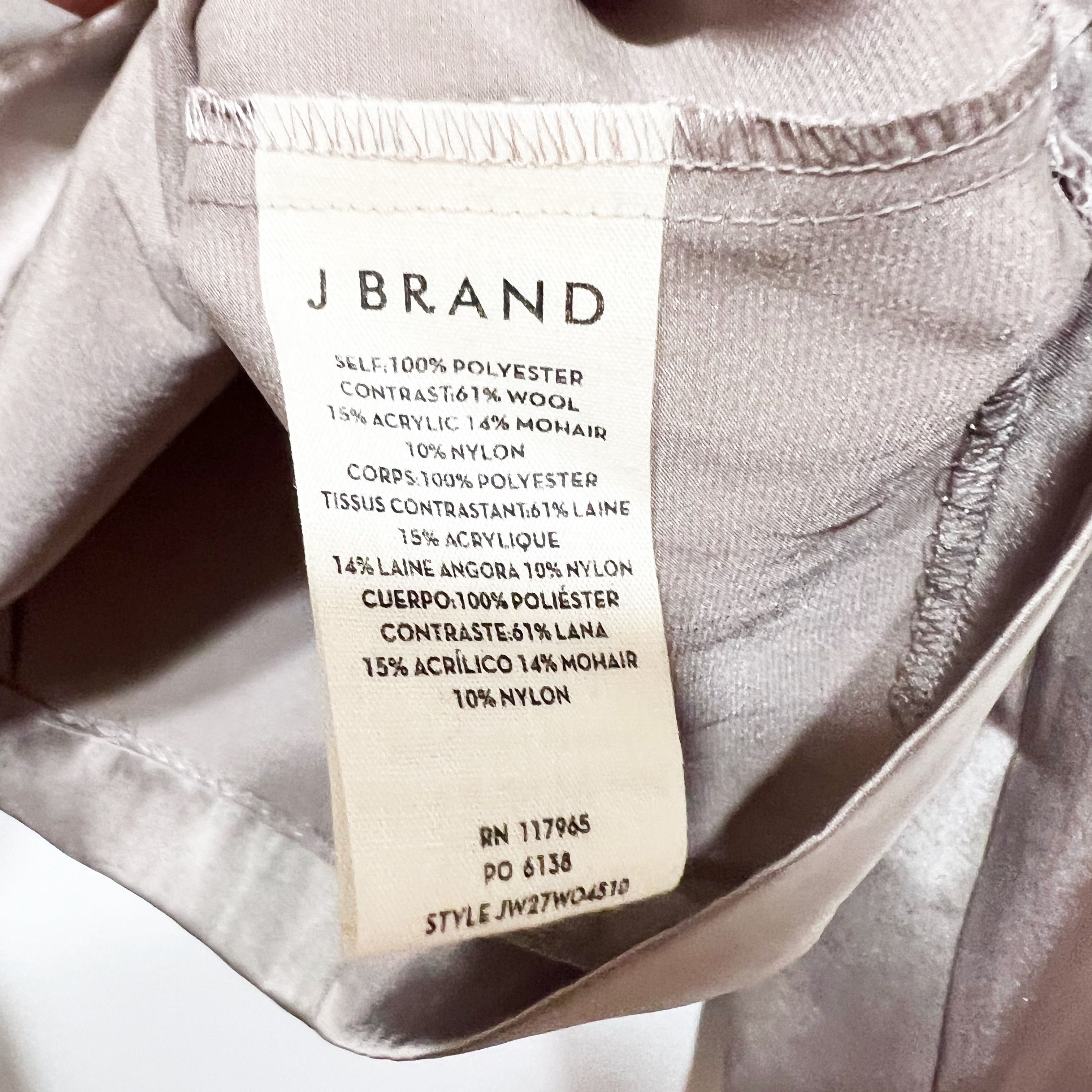 J Brand NEW J Brand Felt Textured Wool Satin Size M / US 6-8 / IT 42-44 - 3 Thumbnail