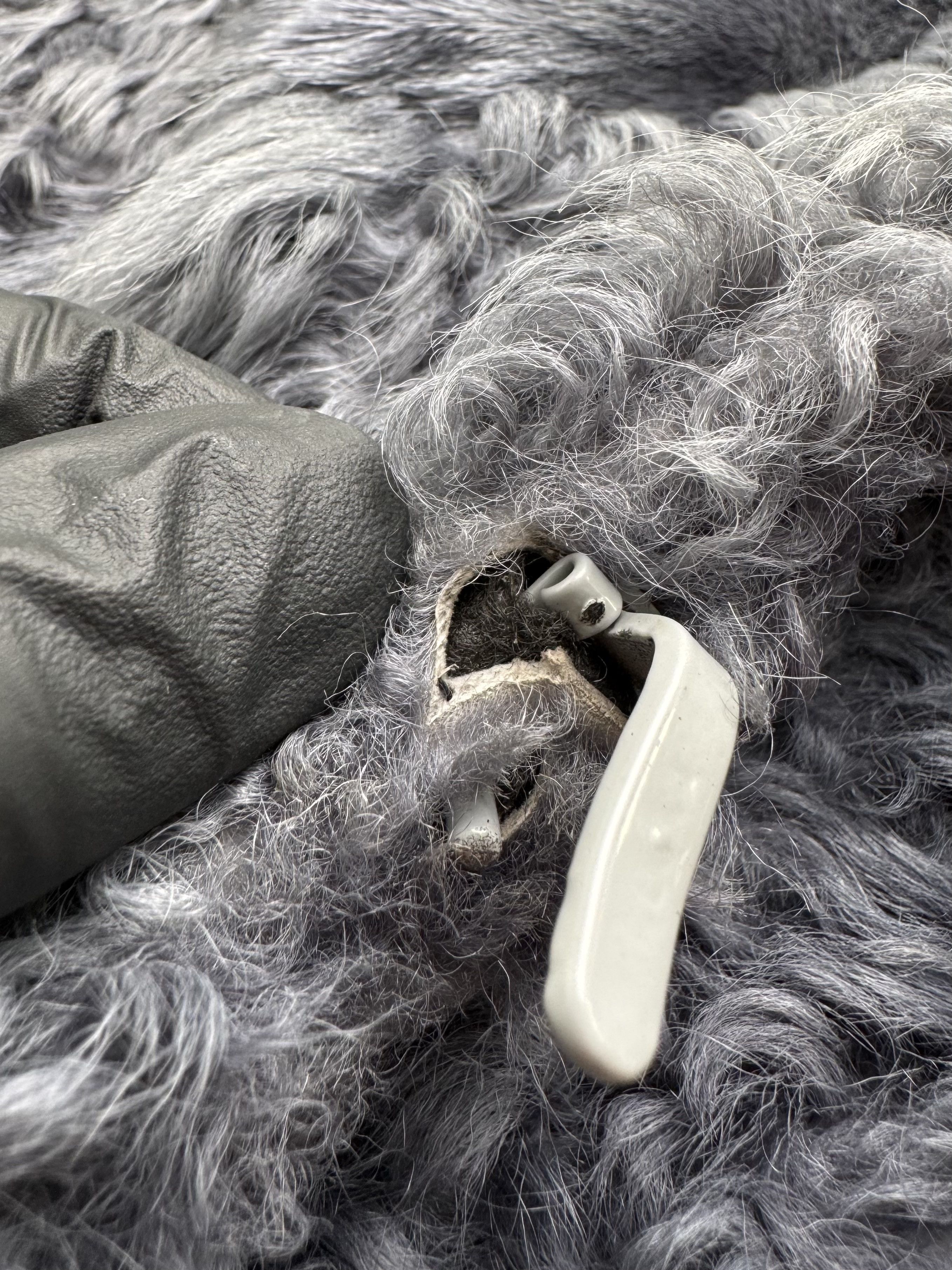Vintage Vintage Blue Gray Real Fur Luxury Winter Statement Coat Size M / US 6-8 / IT 42-44 - 21 Thumbnail