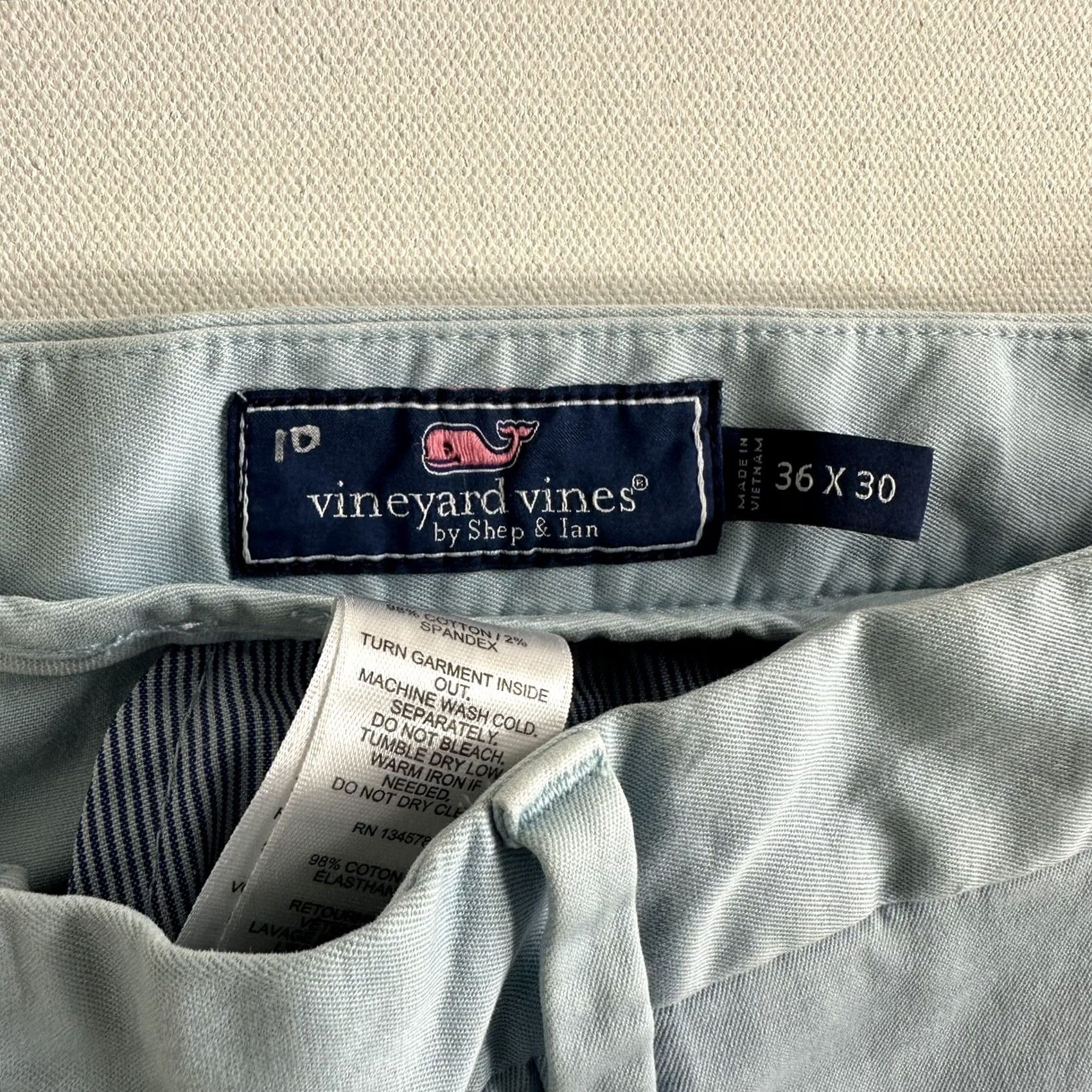 Vineyard Vines Vineyard Vines Stretch Breaker Pants Blue Size 36x30 Chino Straight Leg Size US 36 / EU 52 - 6 Thumbnail