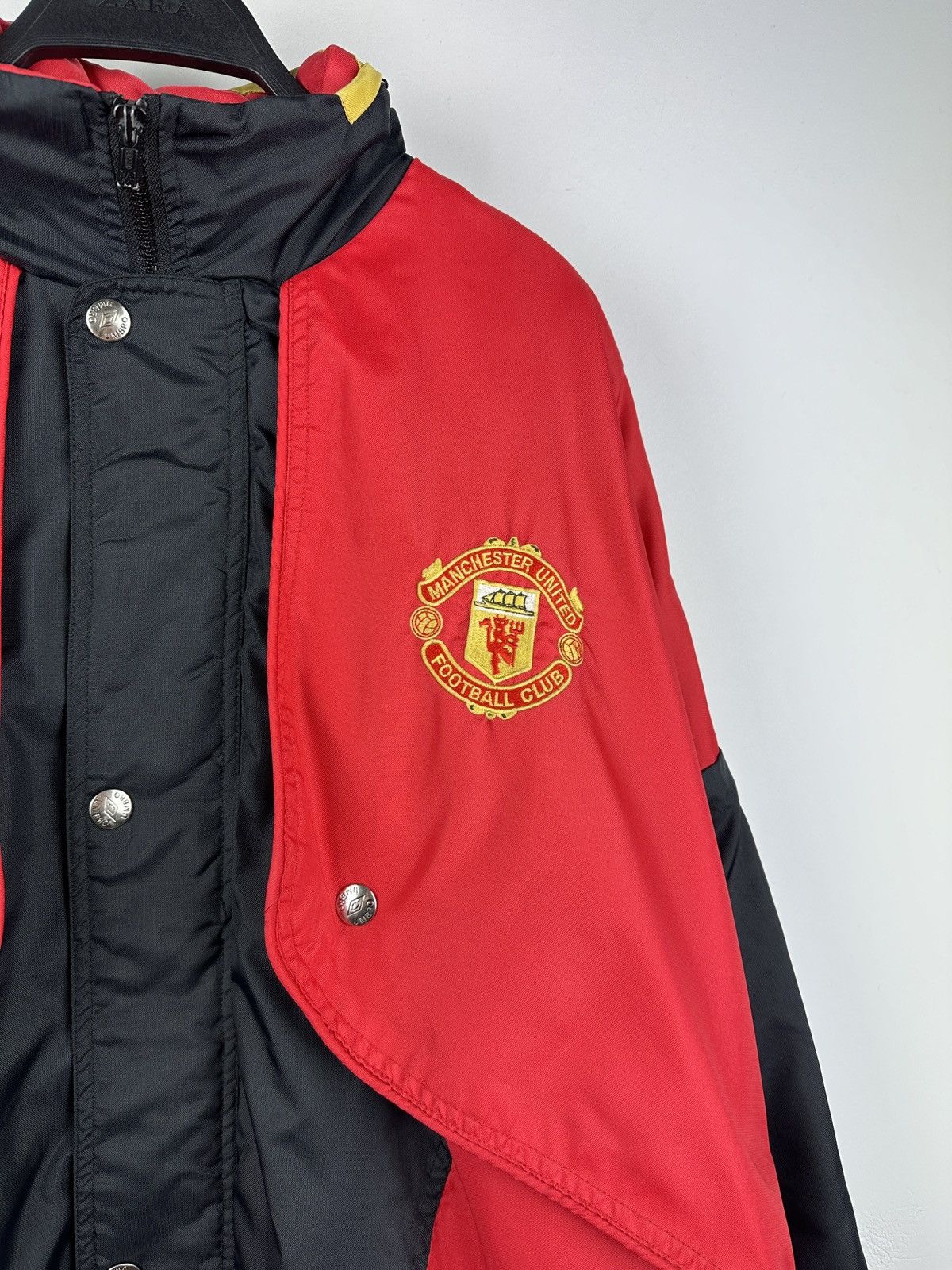 Vintage 90’S Umbro Manchester United Soccer Coat Jacket