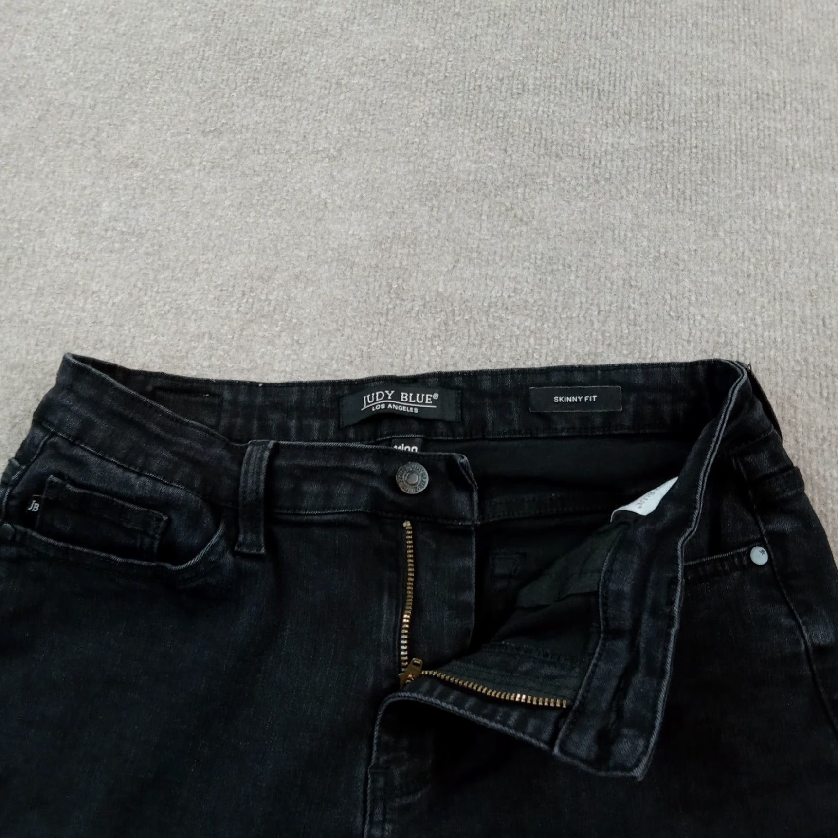 Vintage Jude Blue Jeans Womens Black Skinny Fit 11/30 Casual Pocket Stretch Size 32" / US 10 / IT 46 - 6 Thumbnail
