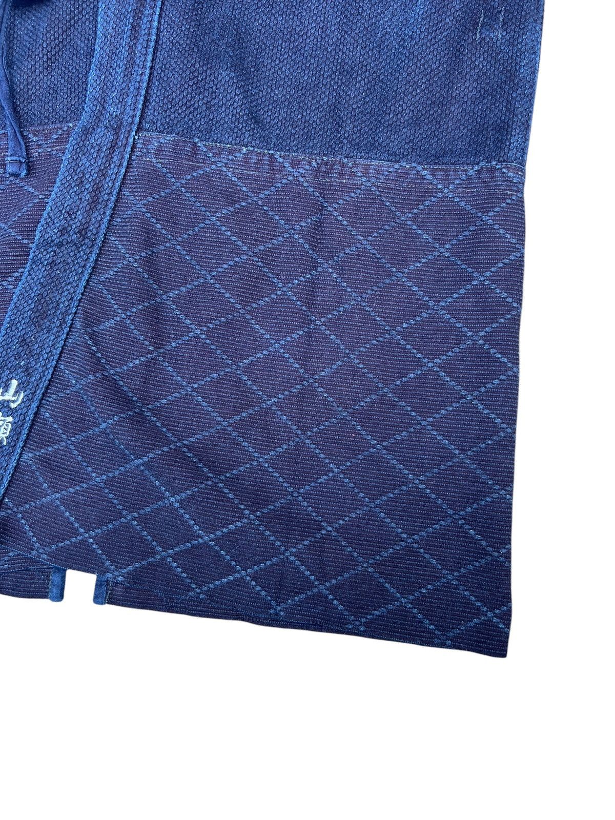Indigo Vintage Faded Indigo Sashiko Kendo Jacket Size 3 Size US L / EU 52-54 / 3 - 10 Thumbnail