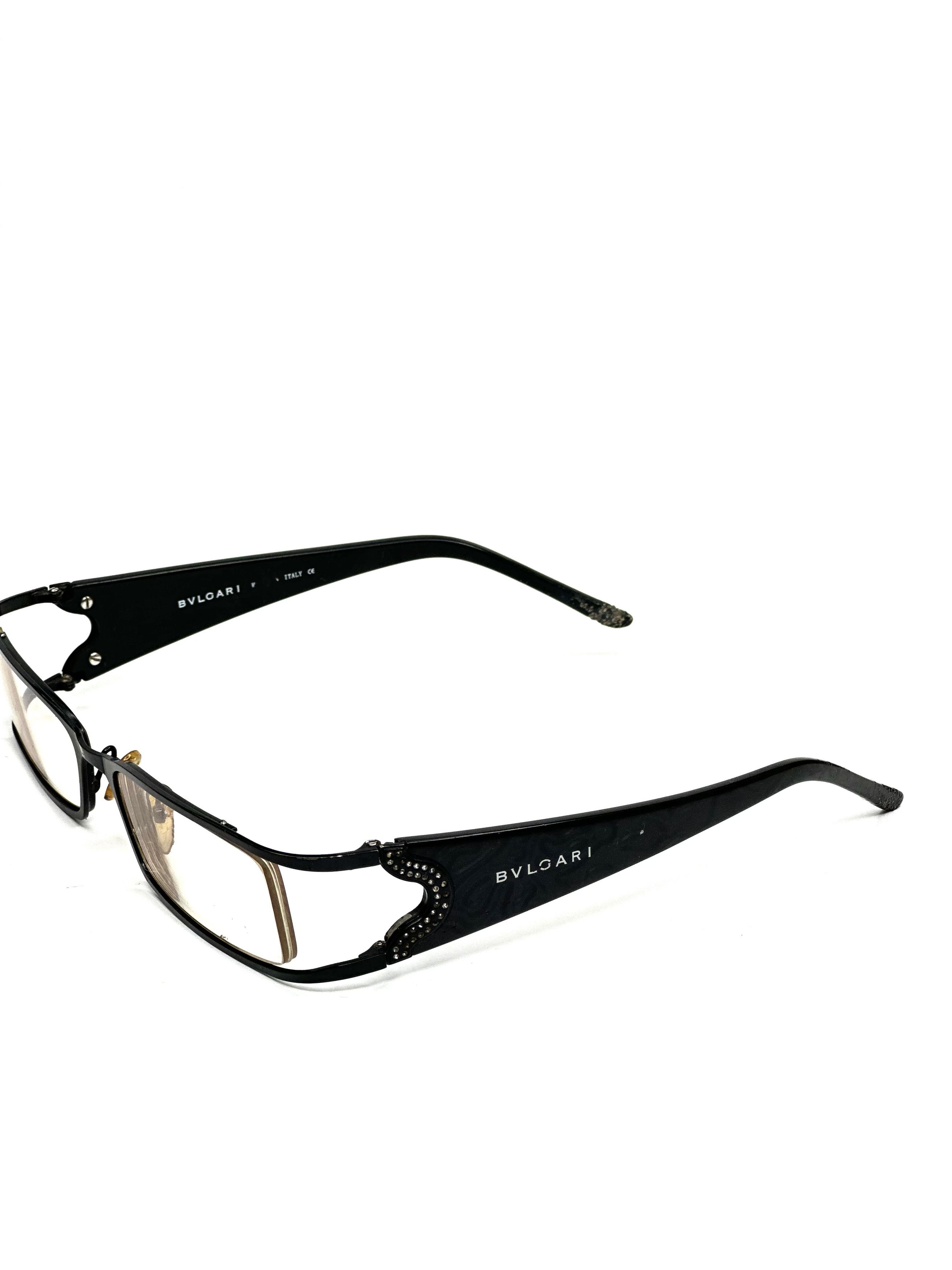 Bvlgari Bvlgari avantgarde vintage rhinestones glasses Size ONE SIZE - 5 Thumbnail