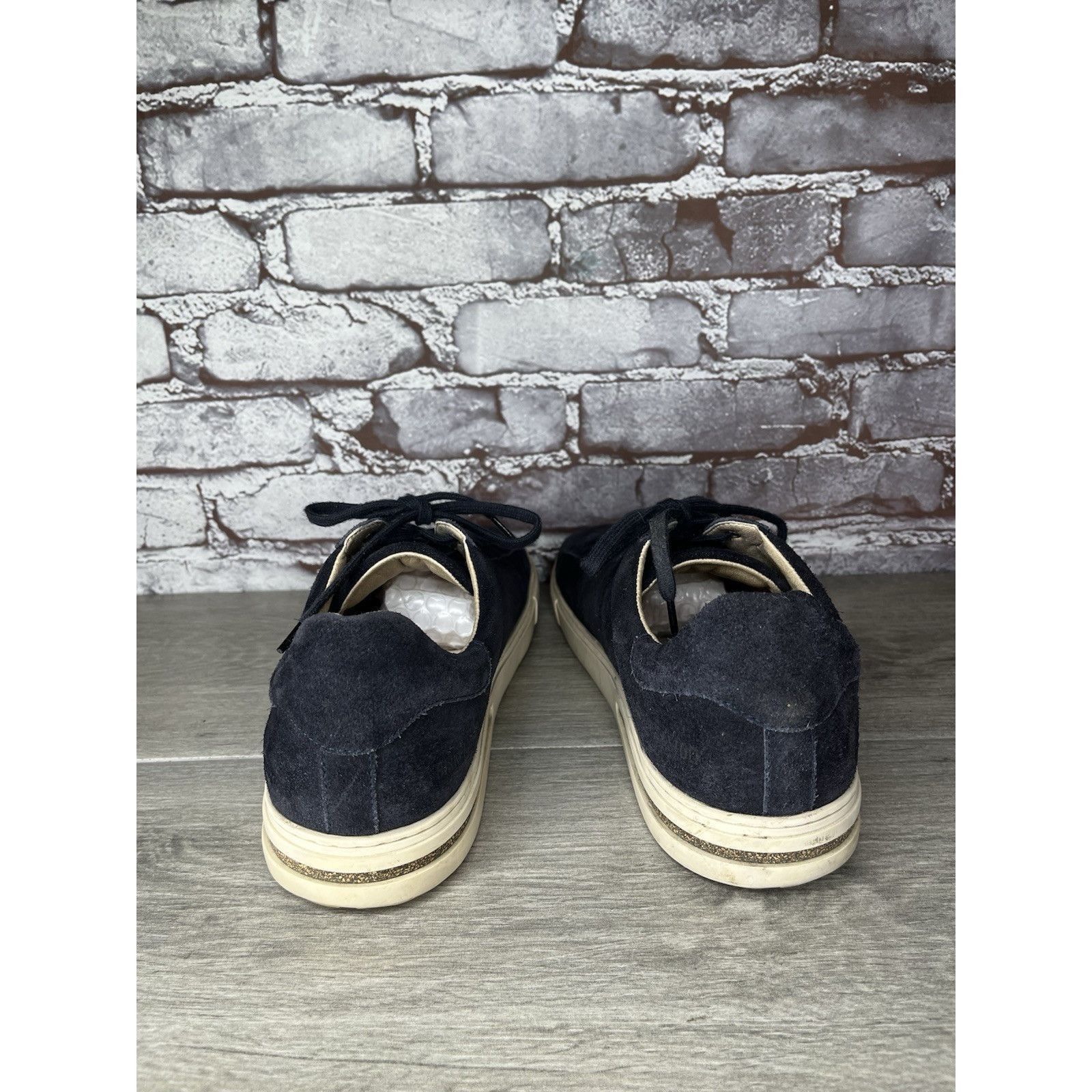 Birkenstock Birkenstock Bend Low Blue Suede Casual Sneakers Canvas Lace Size US 10 / EU 43 - 4 Thumbnail