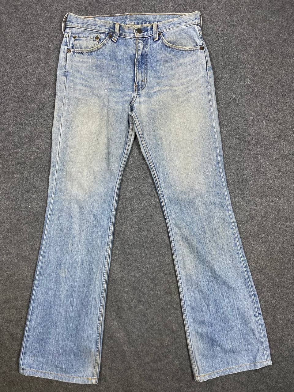 Levi's vintage levis 517 bootcut flare distressed denim nice design Size US 33 - 7 Thumbnail