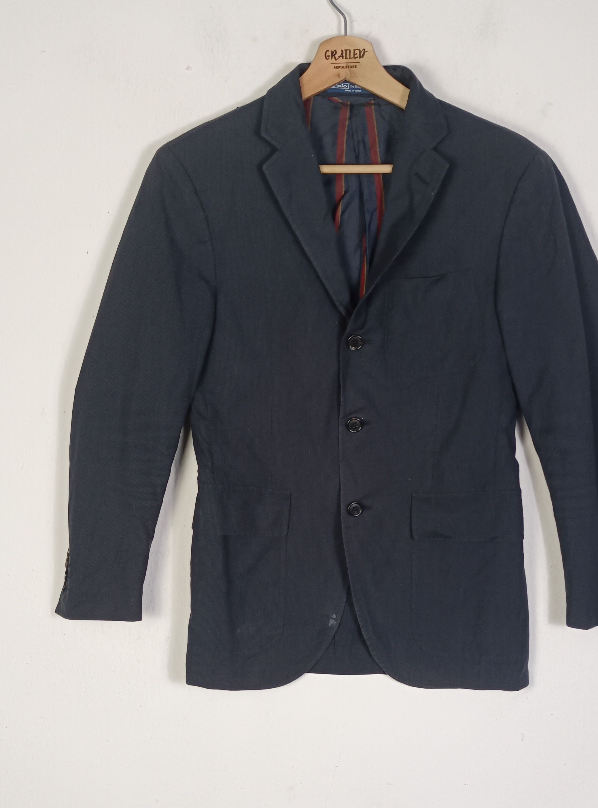 Polo Ralph Lauren Vintage Polo Ralph Lauren Suits Italy Designer Size 38S - 5 Thumbnail