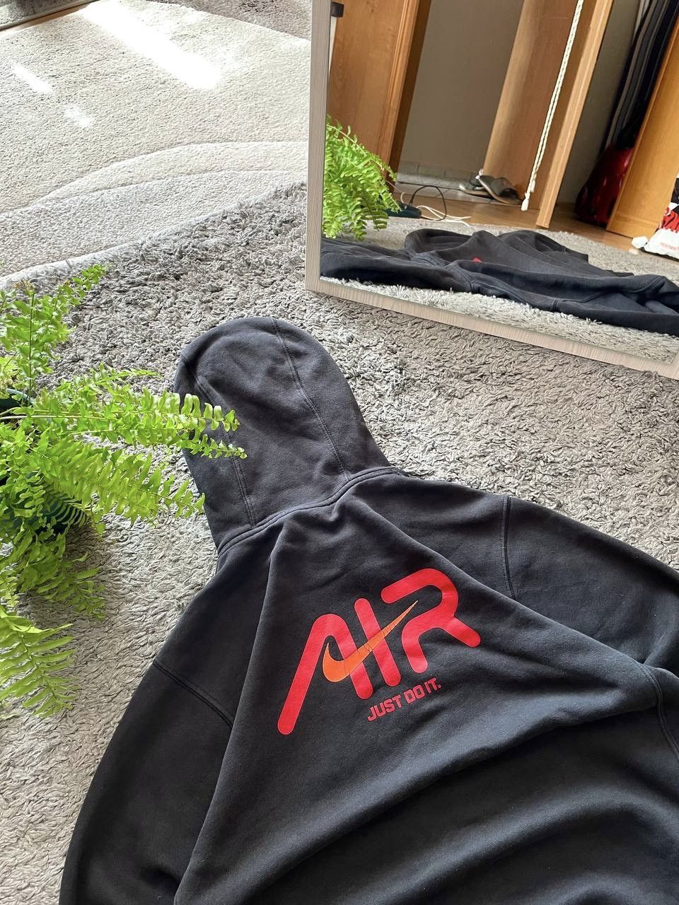 Nike × Vintage Nike Hoodie Streetwear Big Logo Swoosh Drill Nocta Rare Size US S / EU 44-46 / 1 - 3 Thumbnail