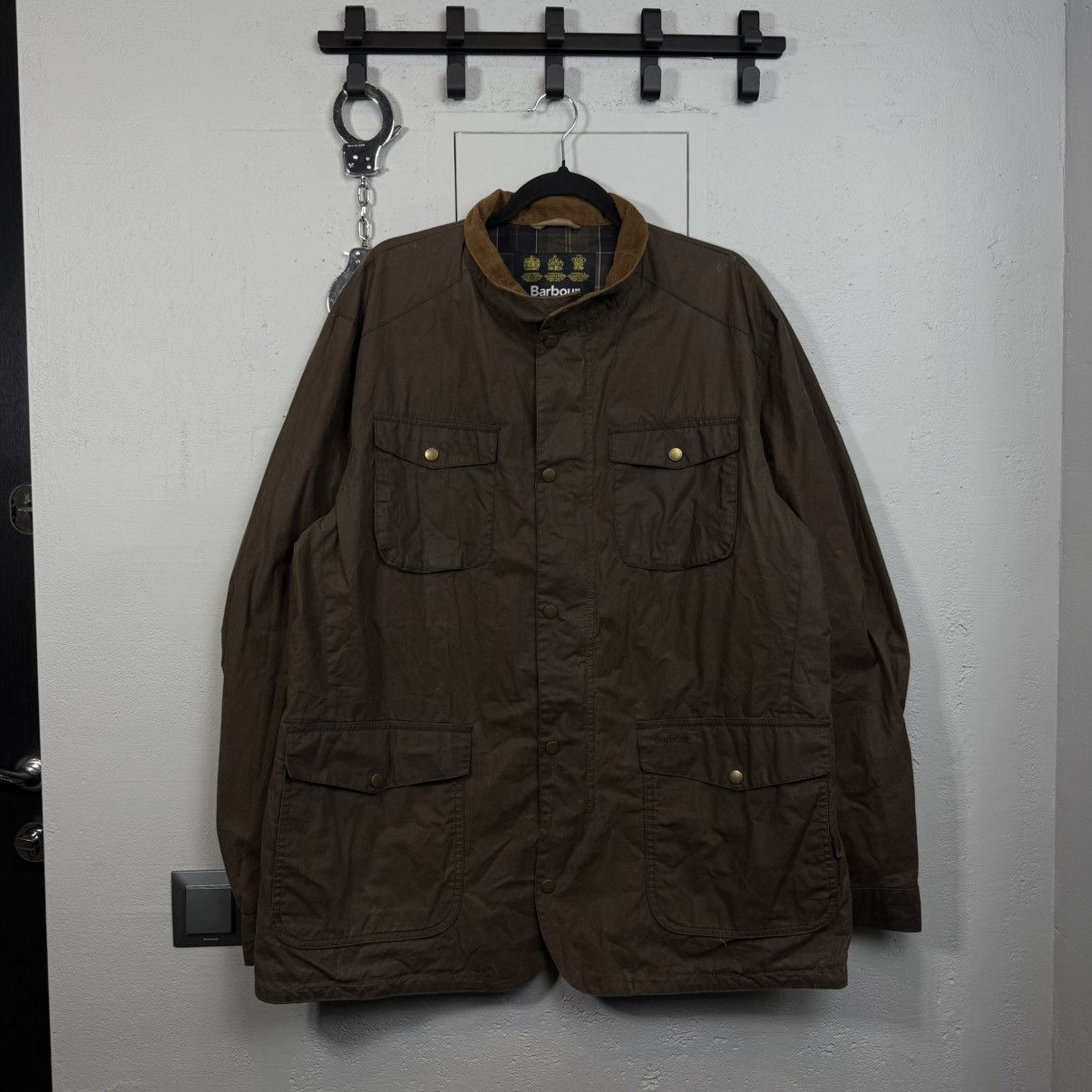 Barbour Vintage Barbour Wax Jacket Size US XXL / EU 58 / 5 - 1 Thumbnail