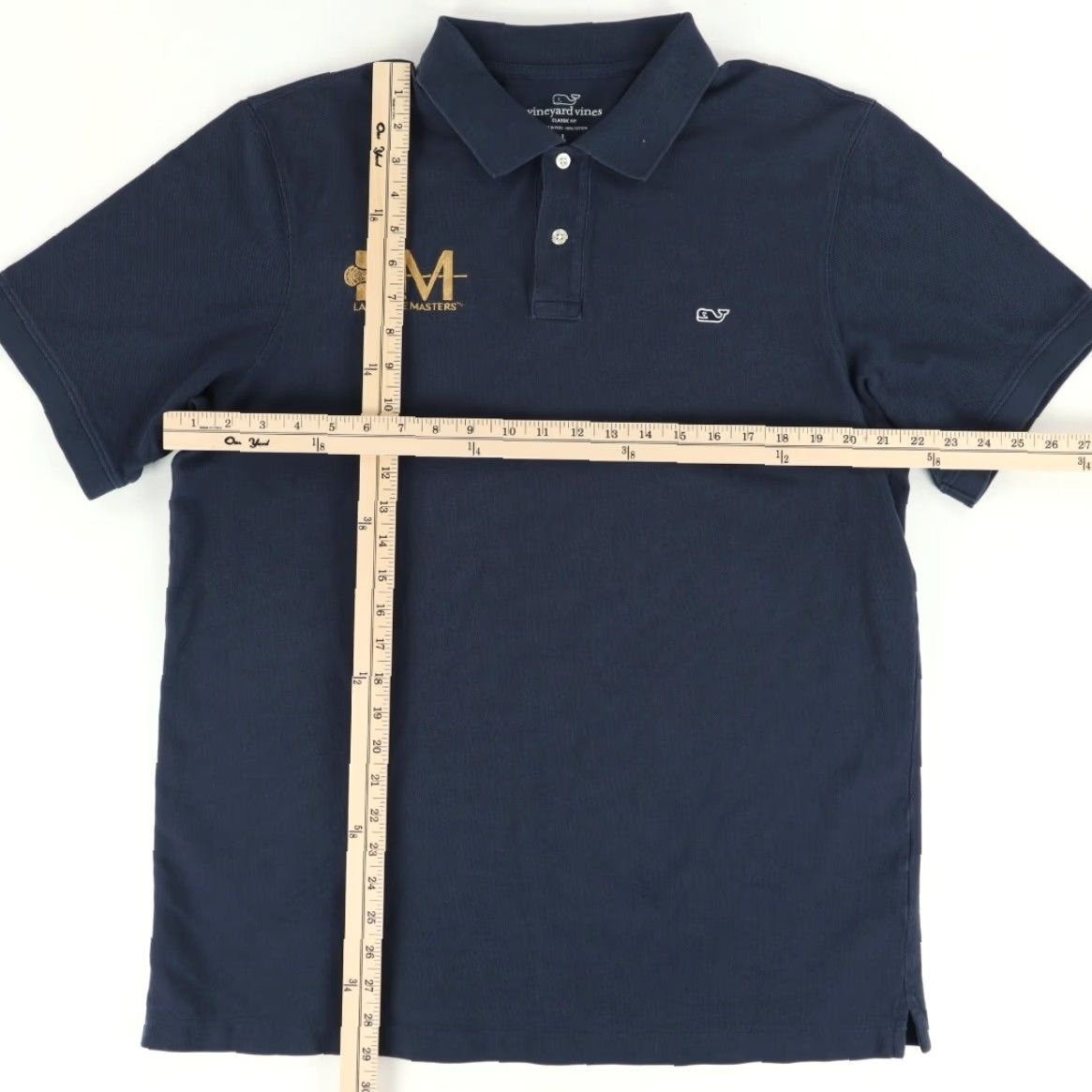 Vineyard Vines Vineyard Vines Lacrosse Masters Polo Shirt Navy Blue Men's L Size US L / EU 52-54 / 3 - 3 Thumbnail