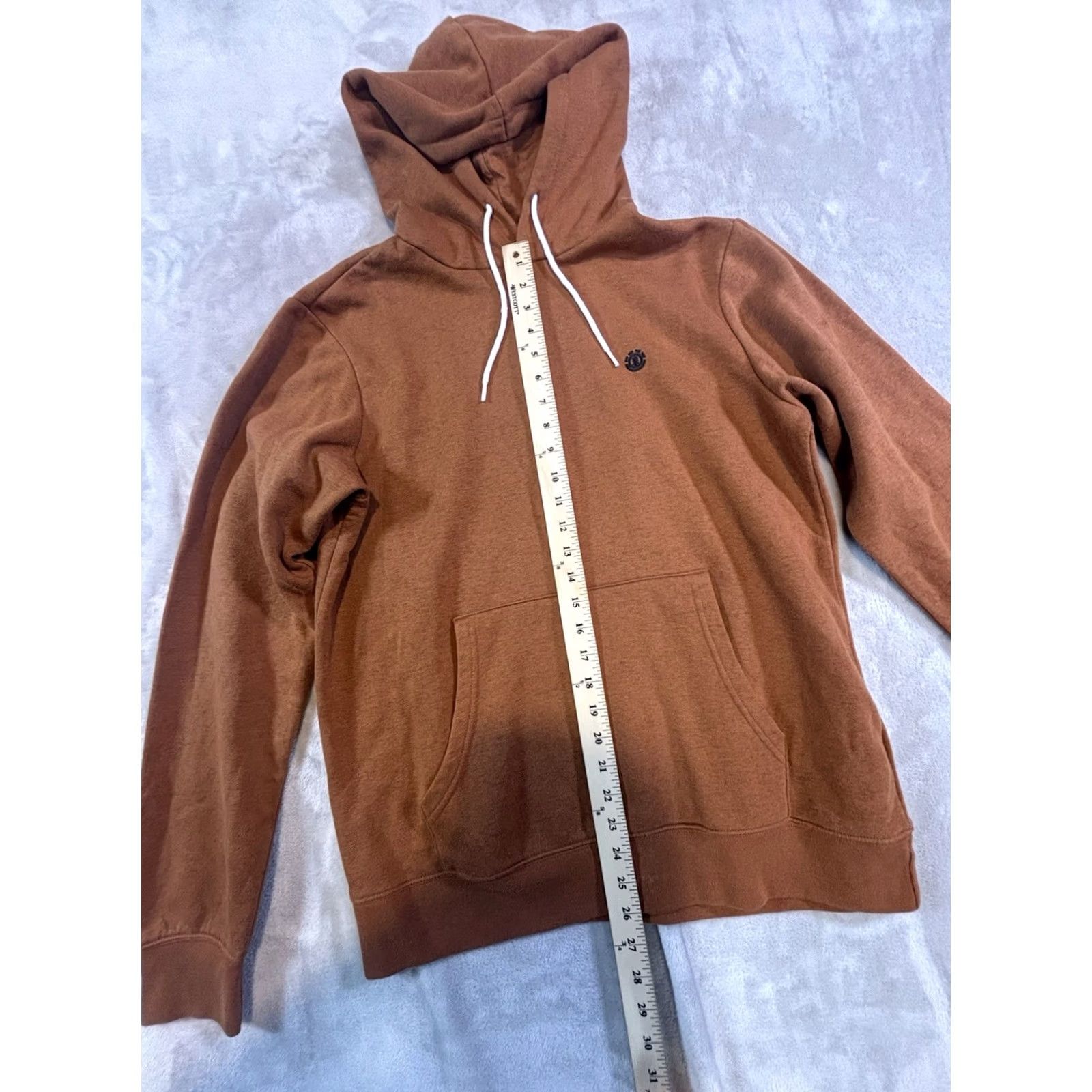 Element ELEMENT Orange CROSS NECK HOODIE Pullover Drawstring Hooded Mens L Size US L / EU 52-54 / 3 - 5 Thumbnail
