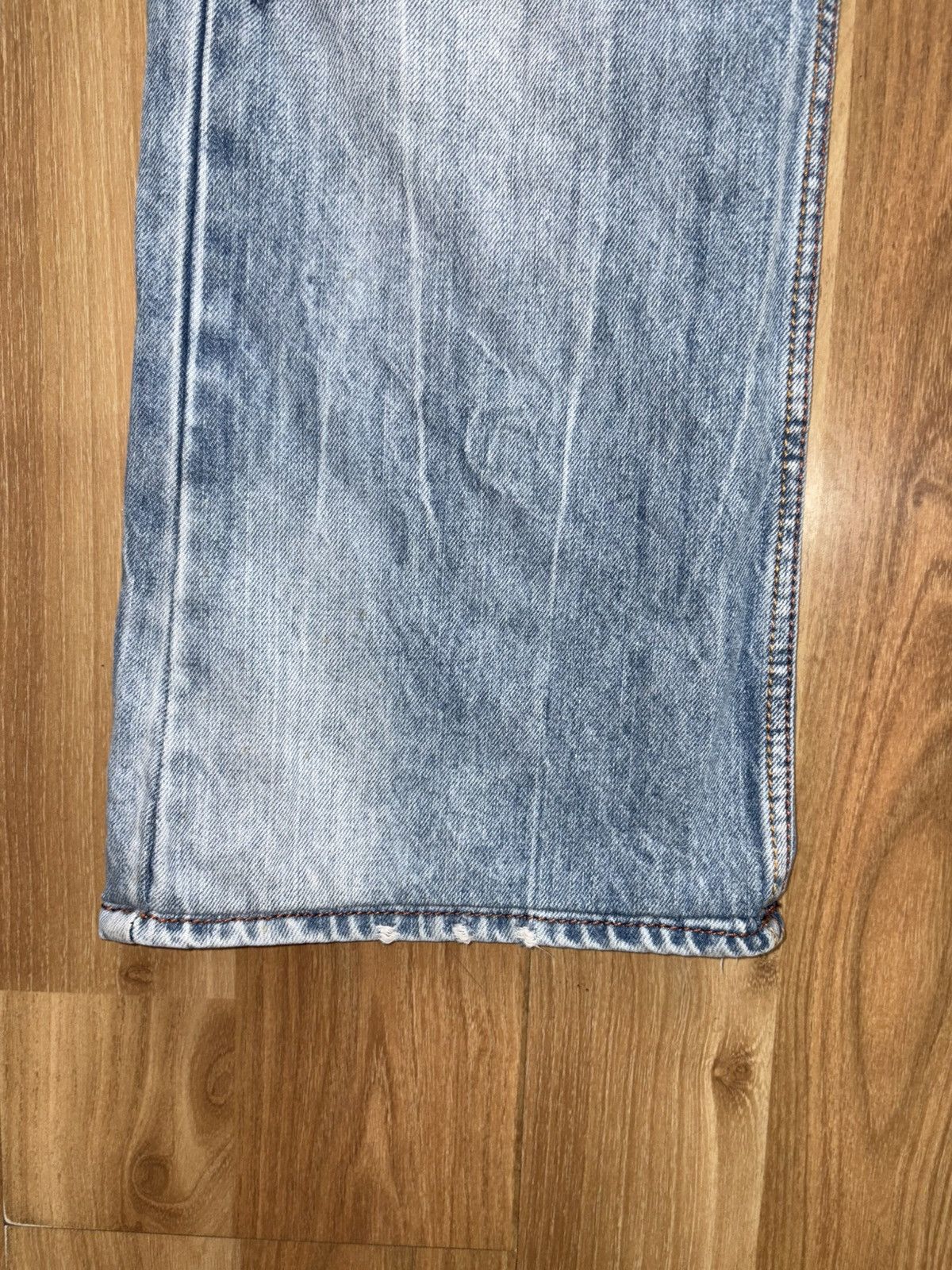 BUCKAROO VINTAGE Buckaroo Distressed Patchwork Flared Jeans | 32x27 Size US 32 / EU 48 - 6 Thumbnail