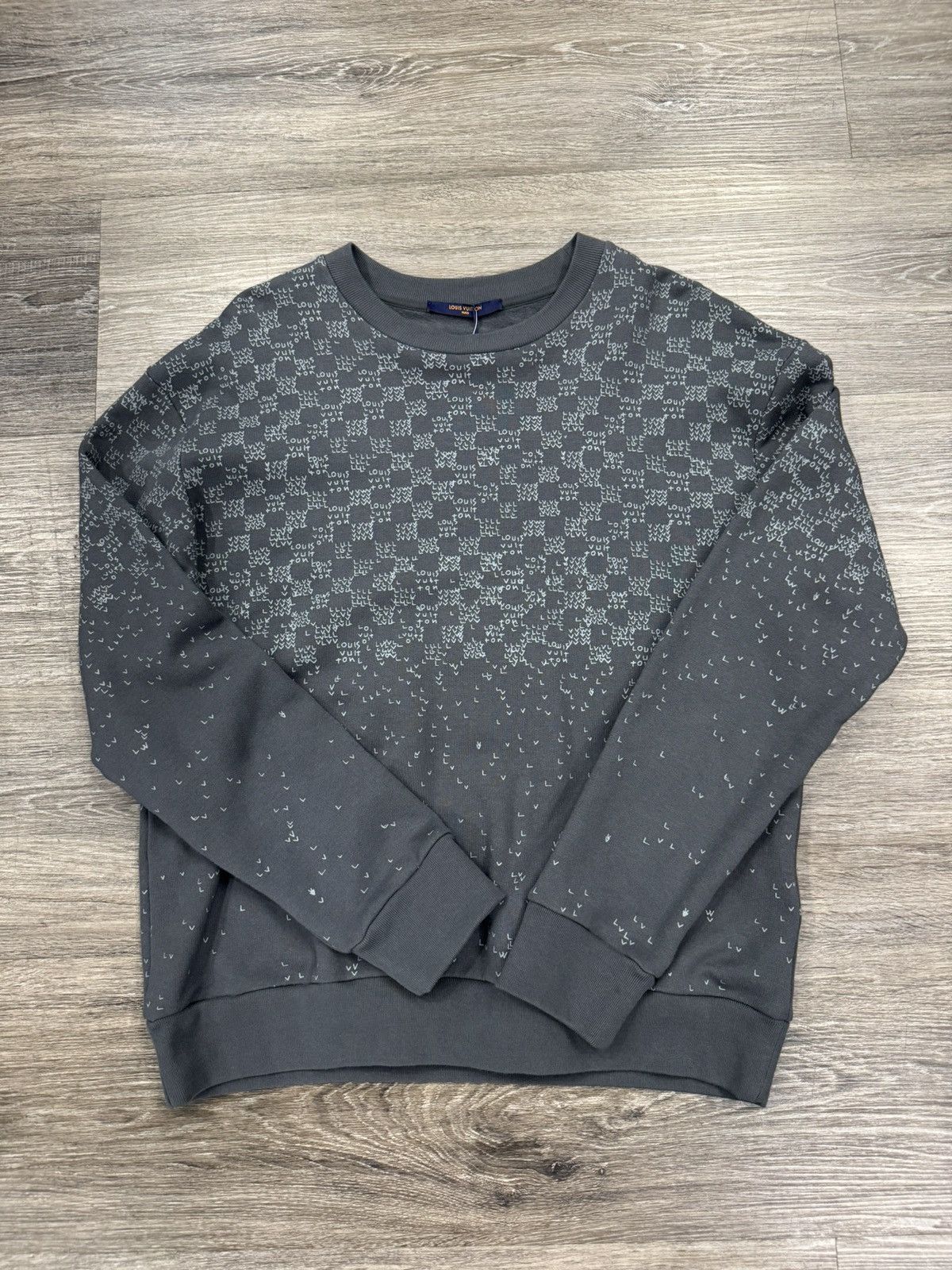 Louis Vuitton Louis Vuitton Damier Spread Printed Sweatshirt Size US XL / EU 56 / 4 - 1 Thumbnail