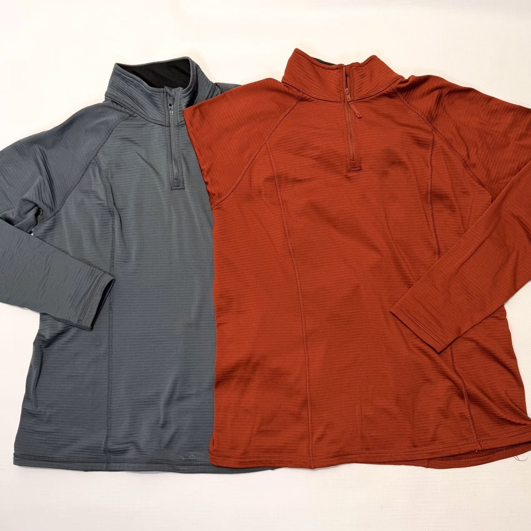 Vintage 5.11 Tactical Stratos Pullover Womens Large Gray Rust 1/4 Zip Base Layer Lot Size L / US 10 / IT 46 - 2 Thumbnail