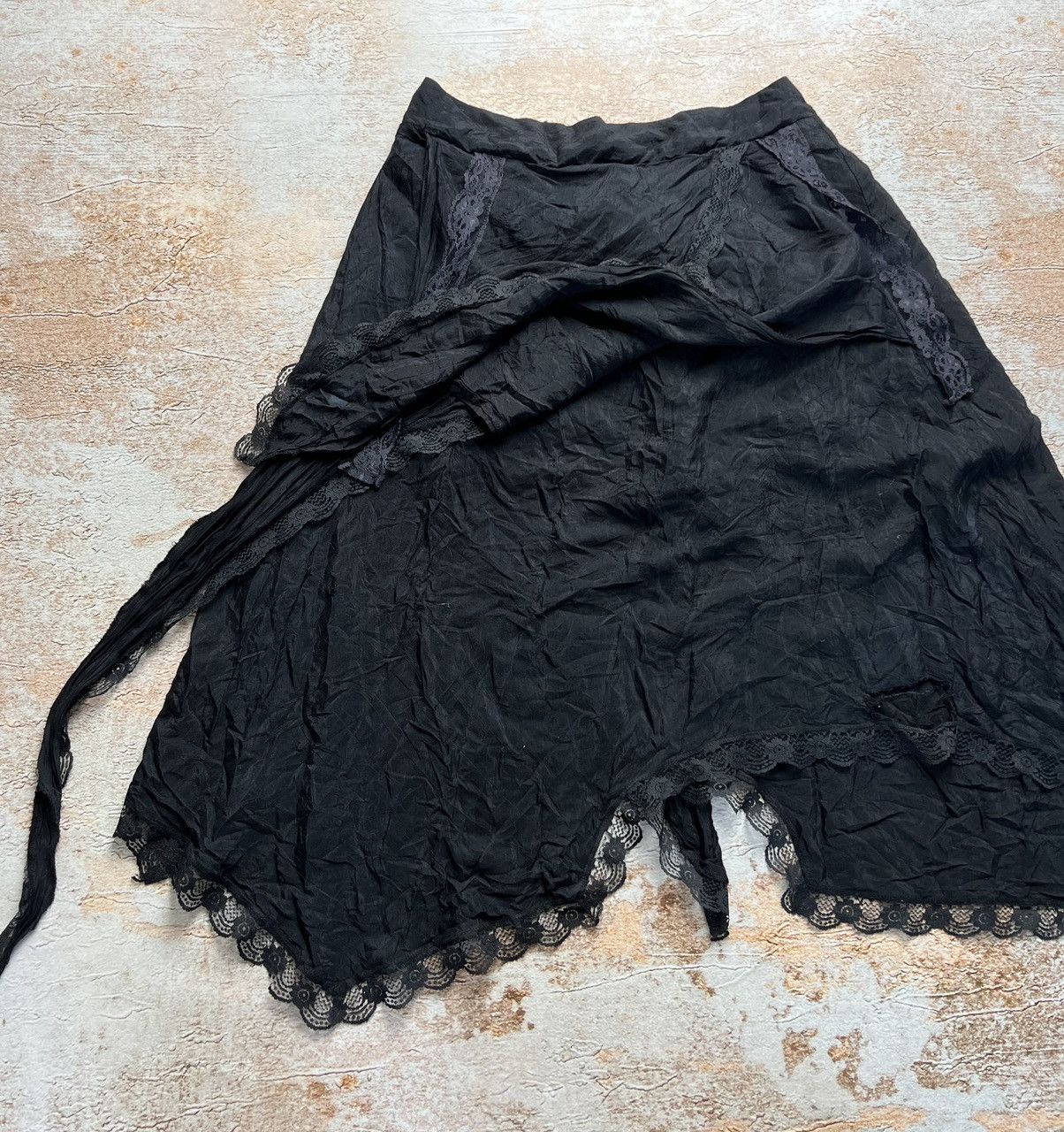Japanese Brand × Vintage Vintage asymmetrical Japanese flare skirt Size 28" / US 6 / IT 42 - 3 Thumbnail