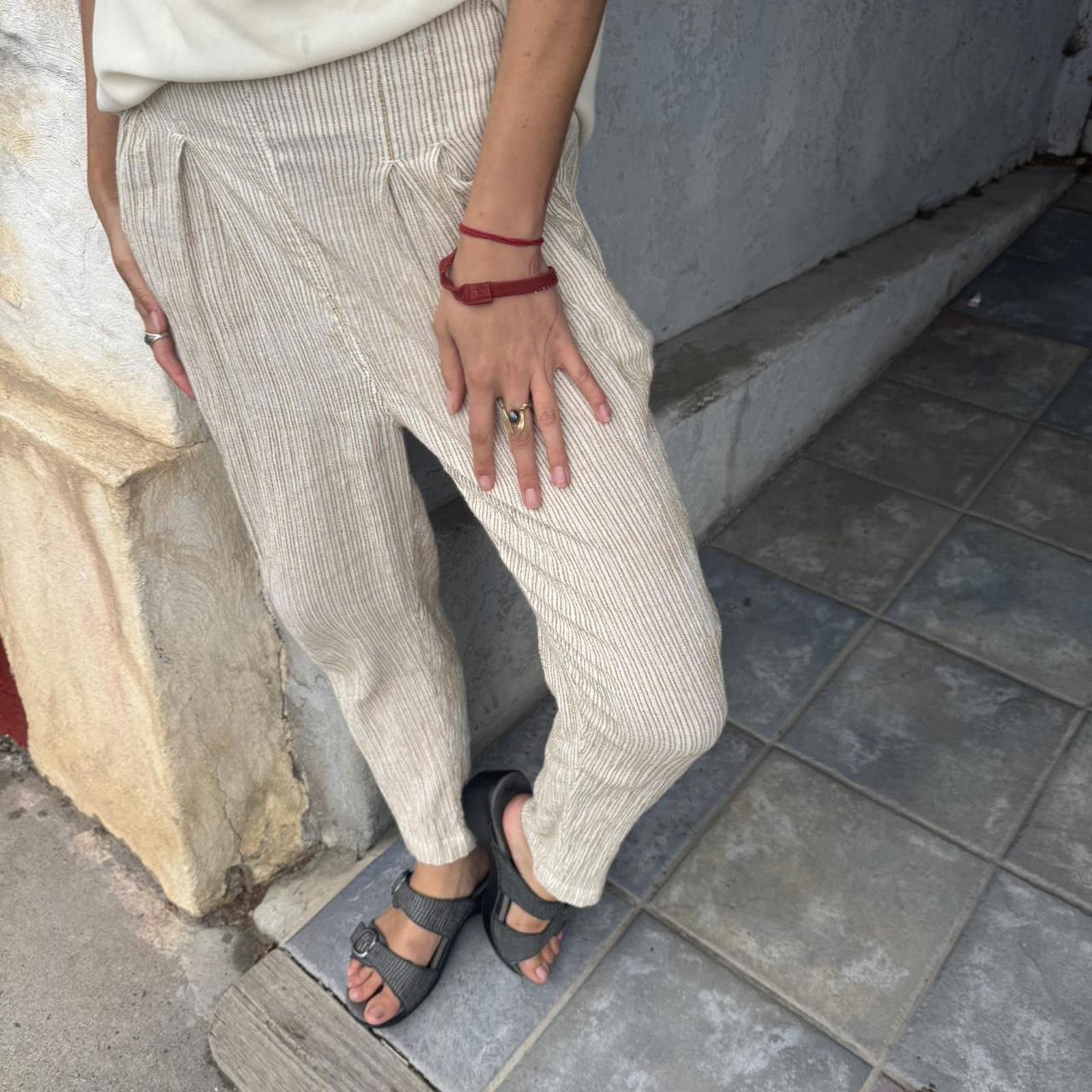 Free People Free People “See You Again” Smocked Pants Pleated Waist Size 28" / US 6 / IT 42 - 2 Thumbnail