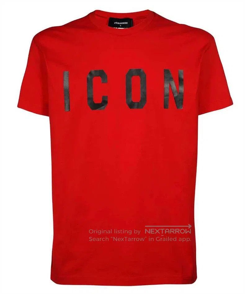 Dsquared2 dsquared2 Red Icon Short Sleeve T. Size US XL / EU 56 / 4 - 1 Thumbnail