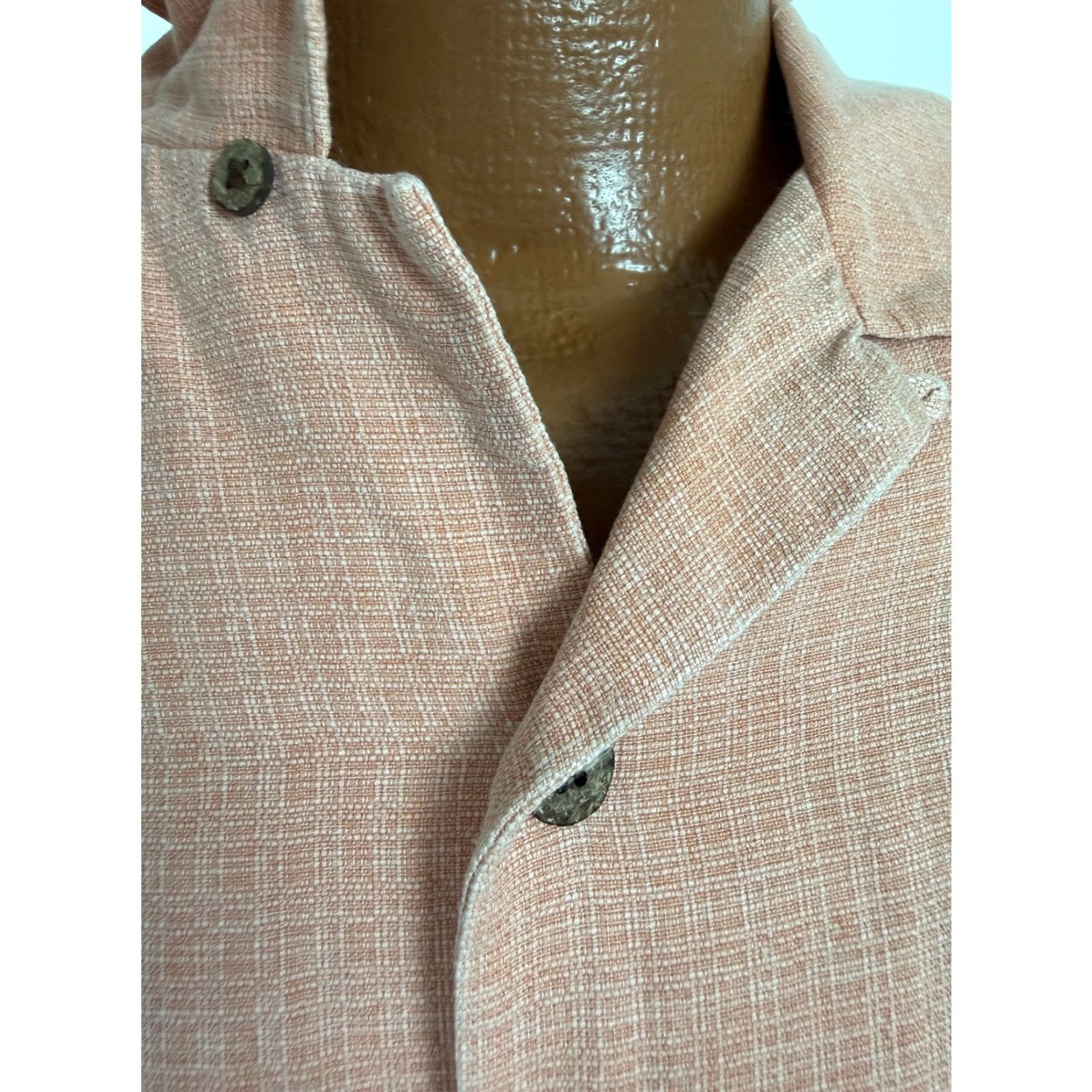 Vintage VINTAGE Caribbean Silk Blend Shirt Men L Floral Jacquard Panel Minimal Camp Garment Dyed Size US L / EU 52-54 / 3 - 5 Thumbnail