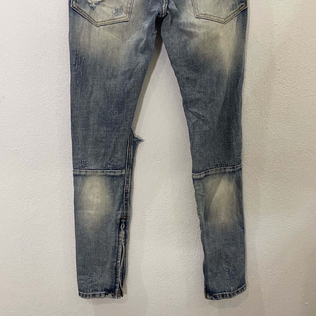 Japanese Brand Vintage Mnmi Distressed Denim Jeans Size 30" / US 8 / IT 44 - 10 Thumbnail