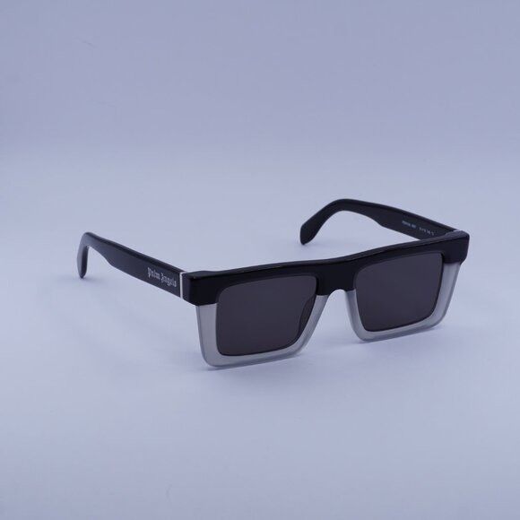 Palm Angels Palm Angels PERI109 NAPA 0907 Sunglasses Black/Grey Square Size ONE SIZE - 4 Thumbnail