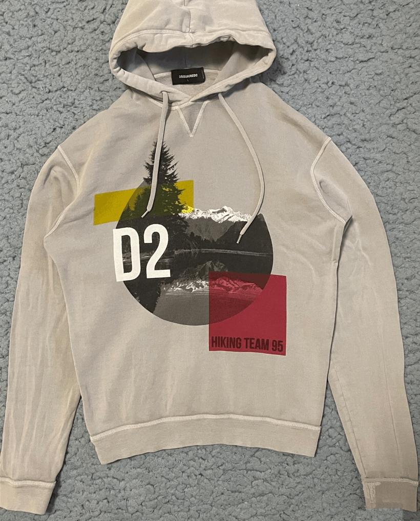 Dsquared2 DSQUARED2 gray hooded sweatshirt size L Size US L / EU 52-54 / 3 - 2 Thumbnail