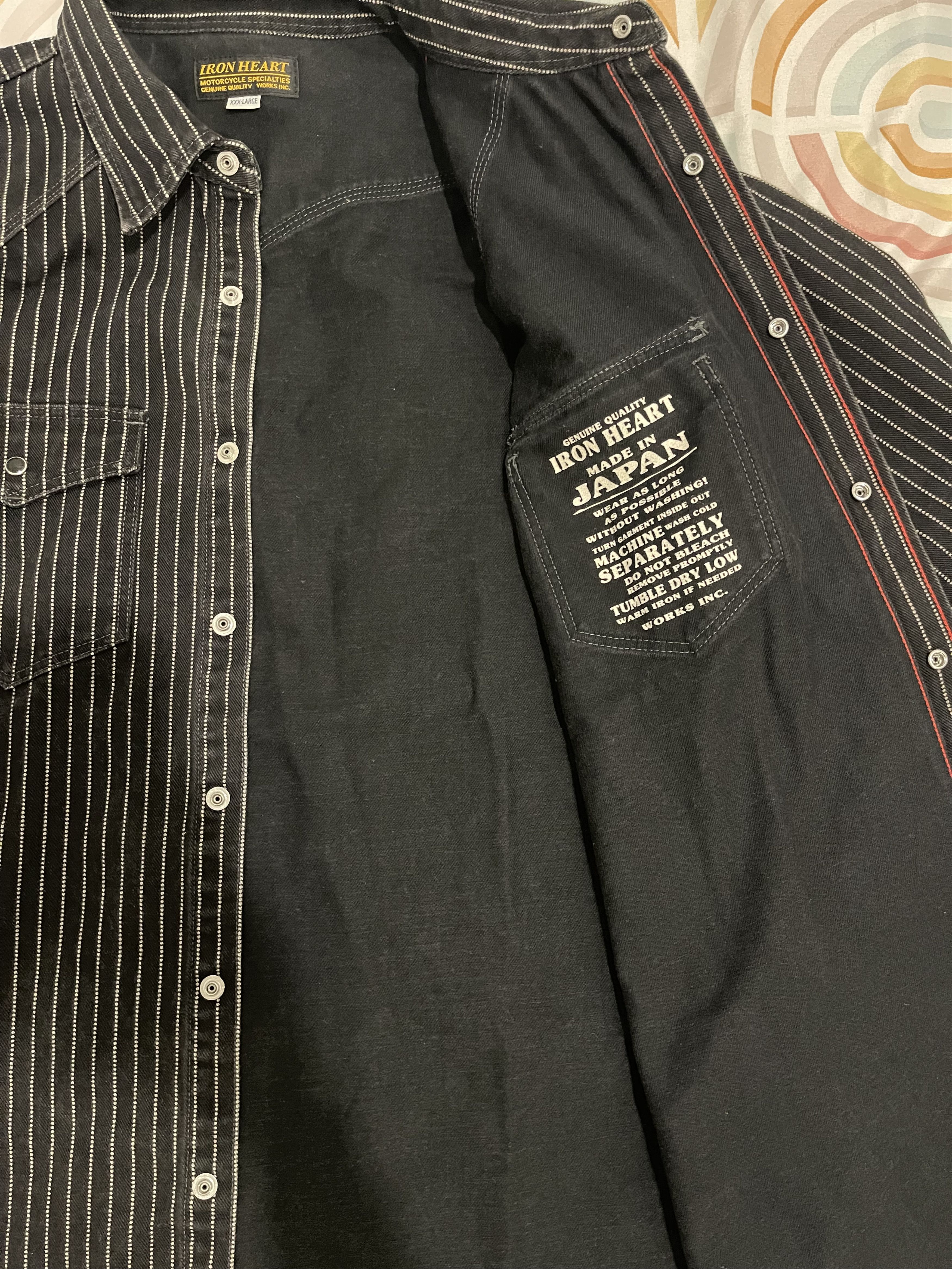Iron Heart XXX-Large Iron Heart Ultra Heavy IHSH-62-IND Western Shirt Size US XXL / EU 58 / 5 - 9 Thumbnail