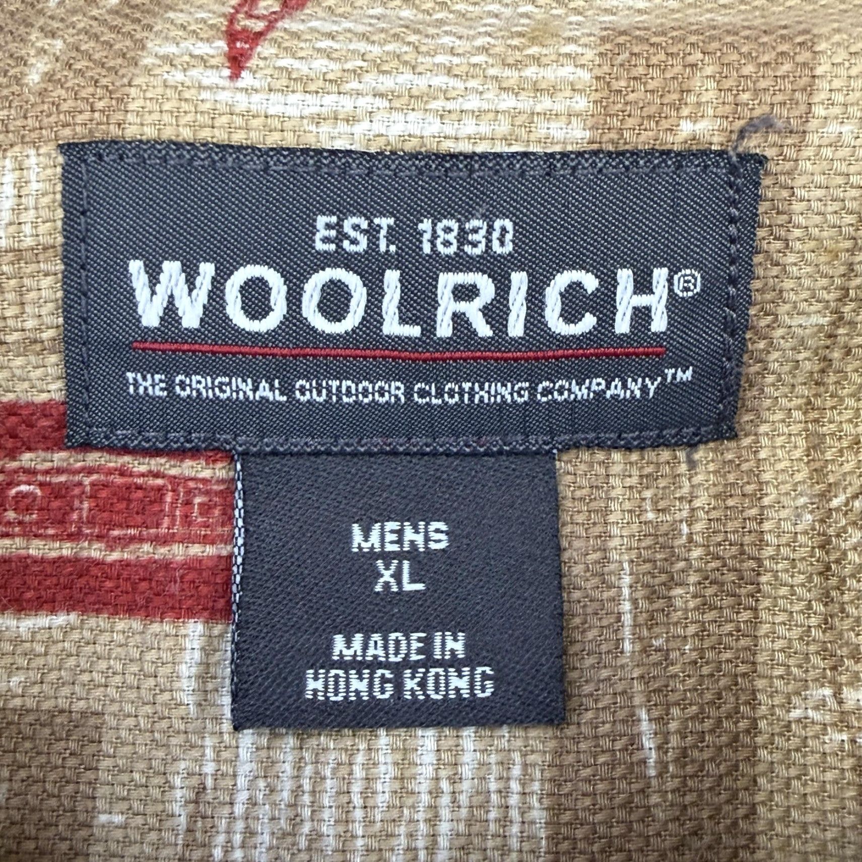 Vintage Vintage Woolrich Shirt Mens XL Beige Kayak Graphic Print Short Sleeve Button Up Size US XL / EU 56 / 4 - 6 Thumbnail