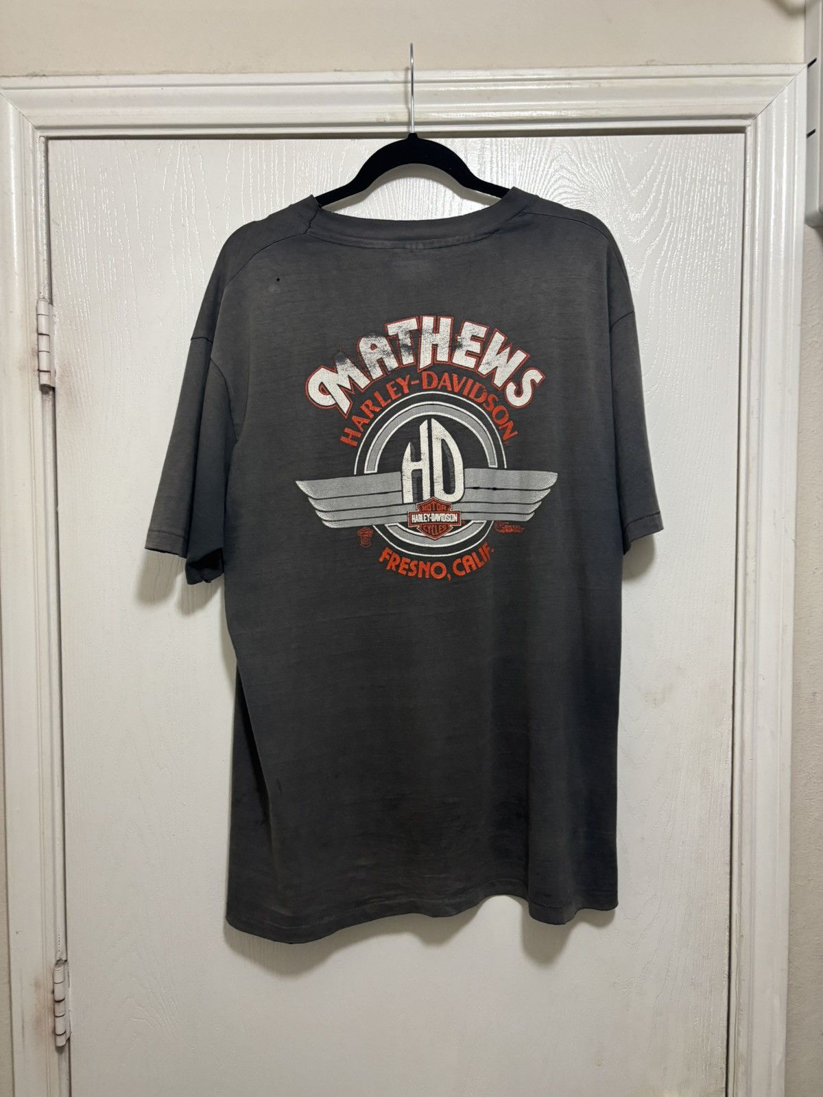 Harley Davidson Vintage 80s Harley-Davidson T-Shirt Size XL Size US XL / EU 56 / 4 - 2 Thumbnail
