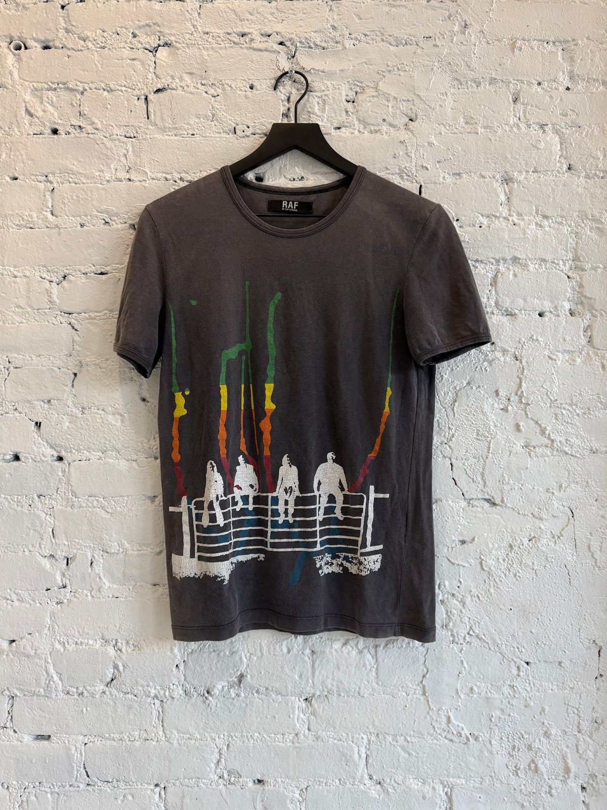 Raf by Raf Simons RAF BY RAF SIMONS FADED GRAPHIC TEE Size US S / EU 44-46 / 1 - 1 Thumbnail