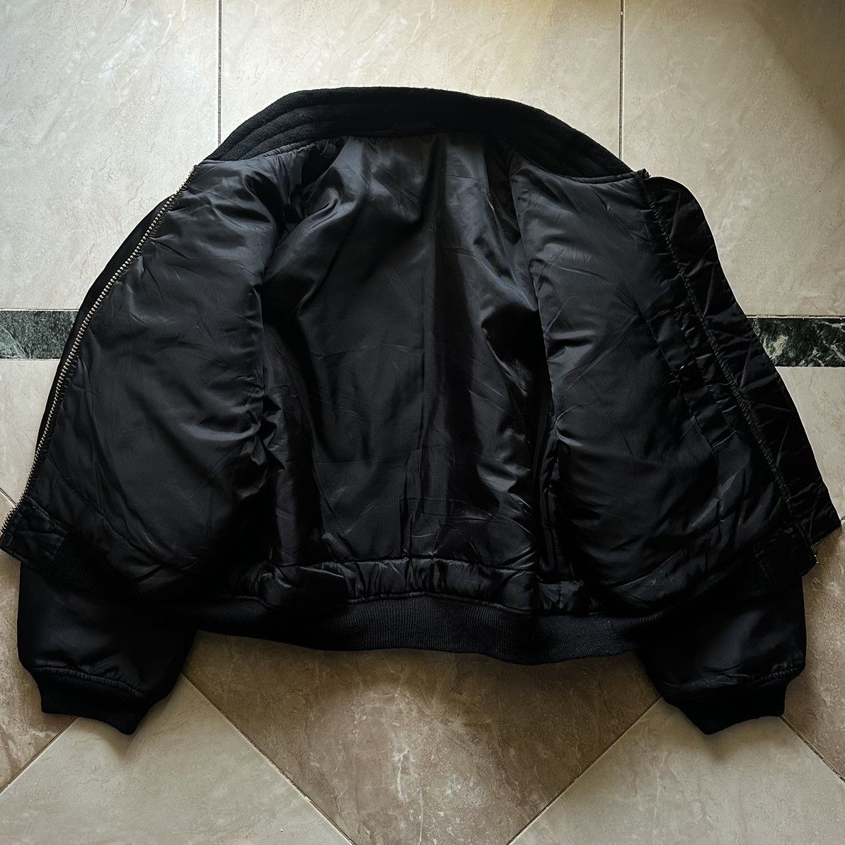 Affliction × Alpha Industries × If Six Was Nine ALFA MA-1 Flyers Women Jacket Size M / US 6-8 / IT 42-44 - 4 Thumbnail