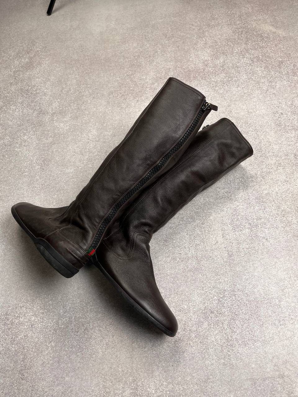 Gucci × Tom Ford × Vintage VINTAGE GUCCI TOM FORD ERA GENUINE LEAHER WOMANS BOOTS 38 Size US 8 / IT 38 - 10 Thumbnail