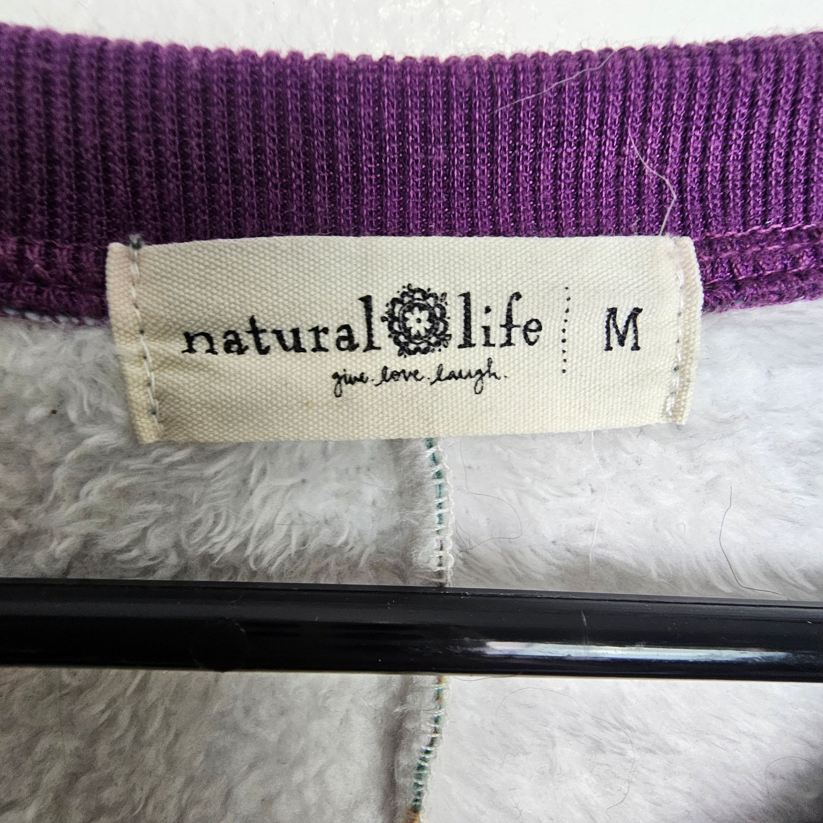 Natural Issue Natural Life Womens Fleece Floral Full Zip Fair Isle Pajamas Size 40" / US 18 - 8 Thumbnail