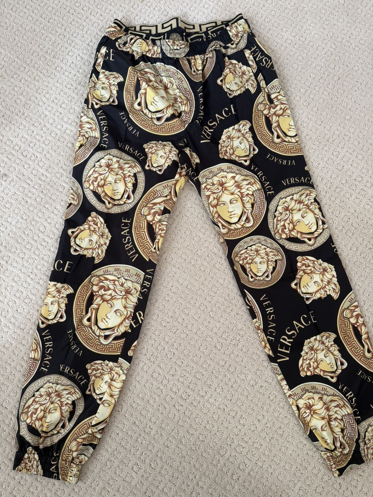 Versace Versace Medusa All-Over Print Jogger Pants – (Men’s Medium) Size US 32 / EU 48 - 1 Thumbnail