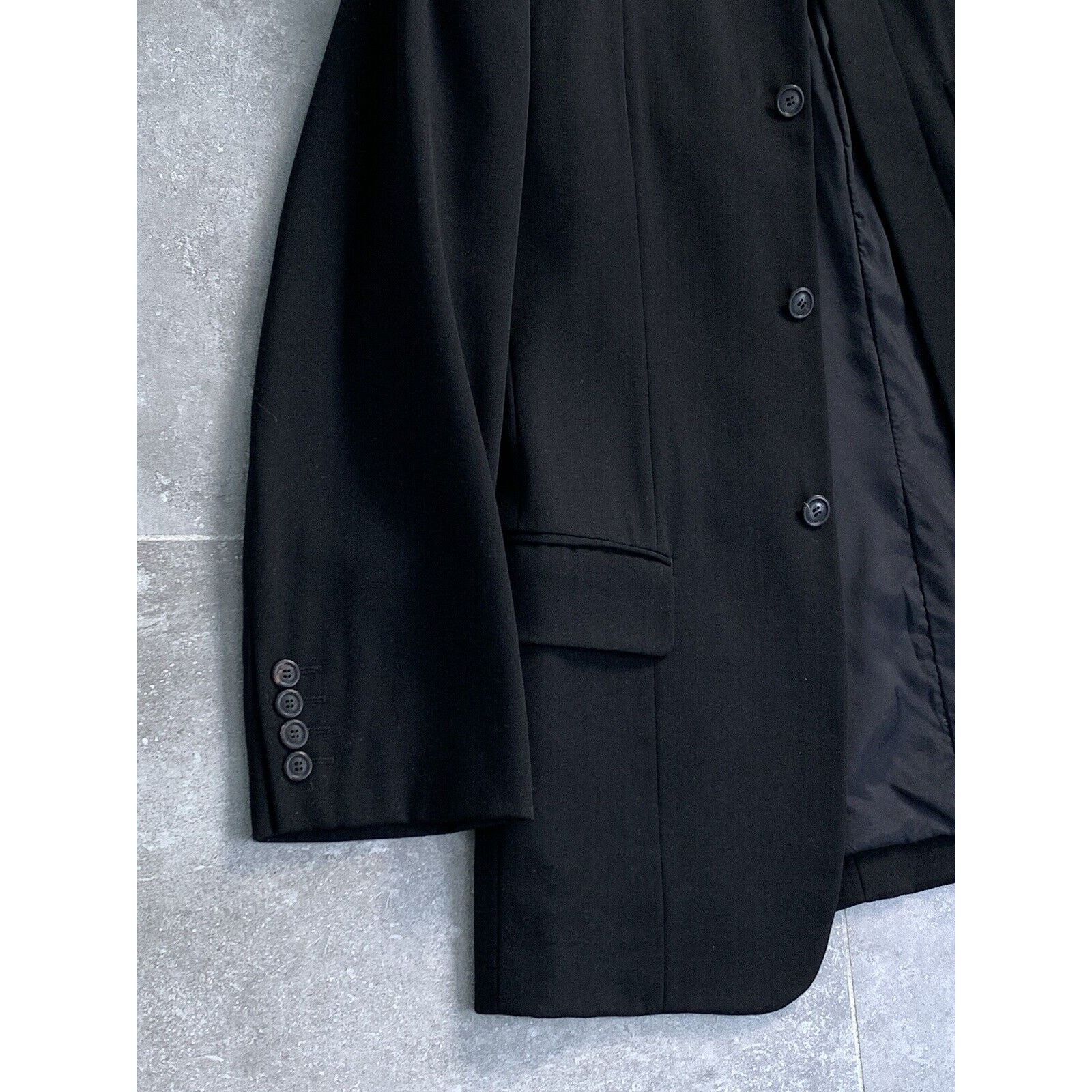 Issey Miyake × Japanese Brand × Vintage Men's ISSEY MIYAKE Wool Jacket 90s Coat Blazer SZ S EU 46-48 Size 48R - 11 Thumbnail