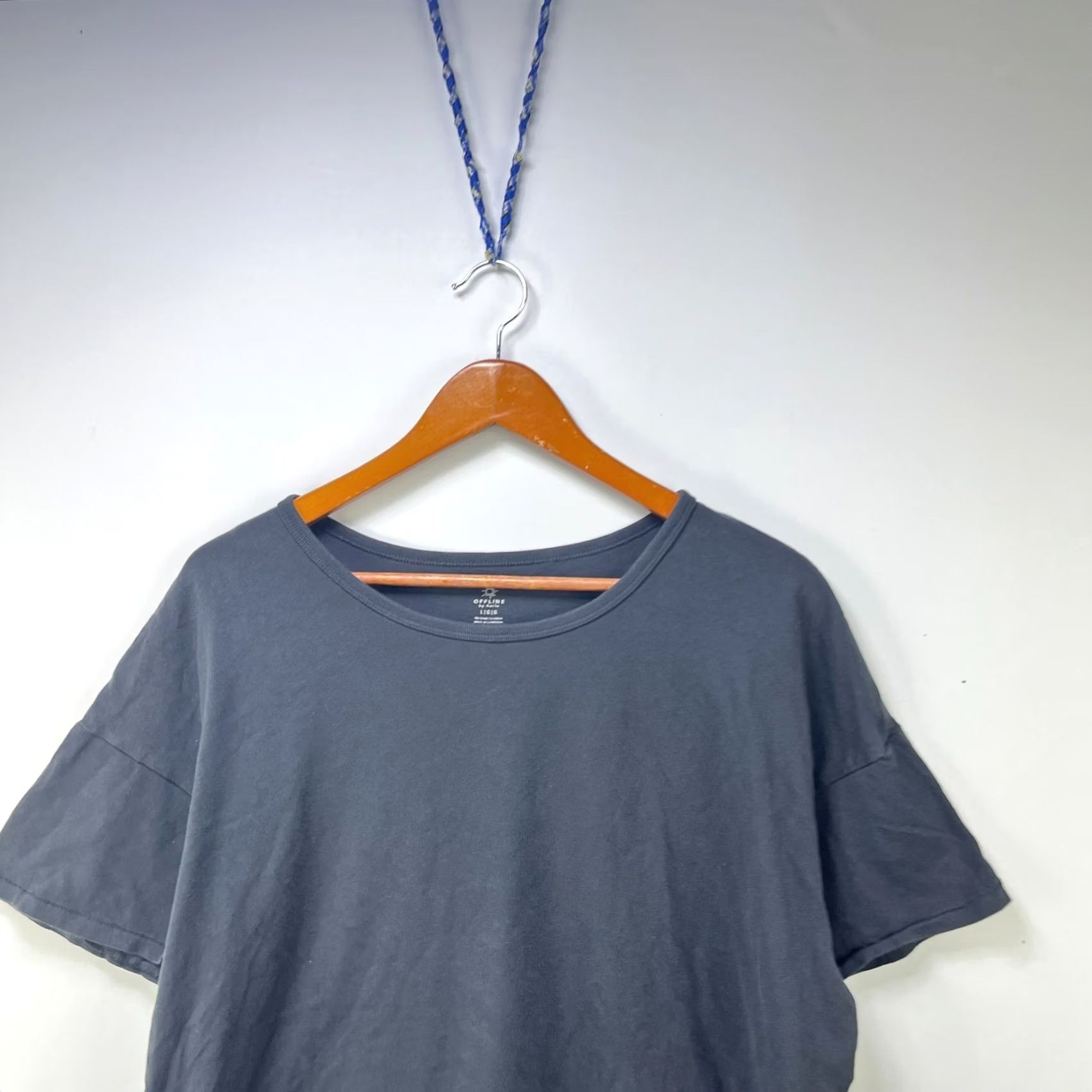 Vintage VINTAGE Black Sun Faded Ringer T-Shirt Large 90s Mens Size US L / EU 52-54 / 3 - 2 Thumbnail