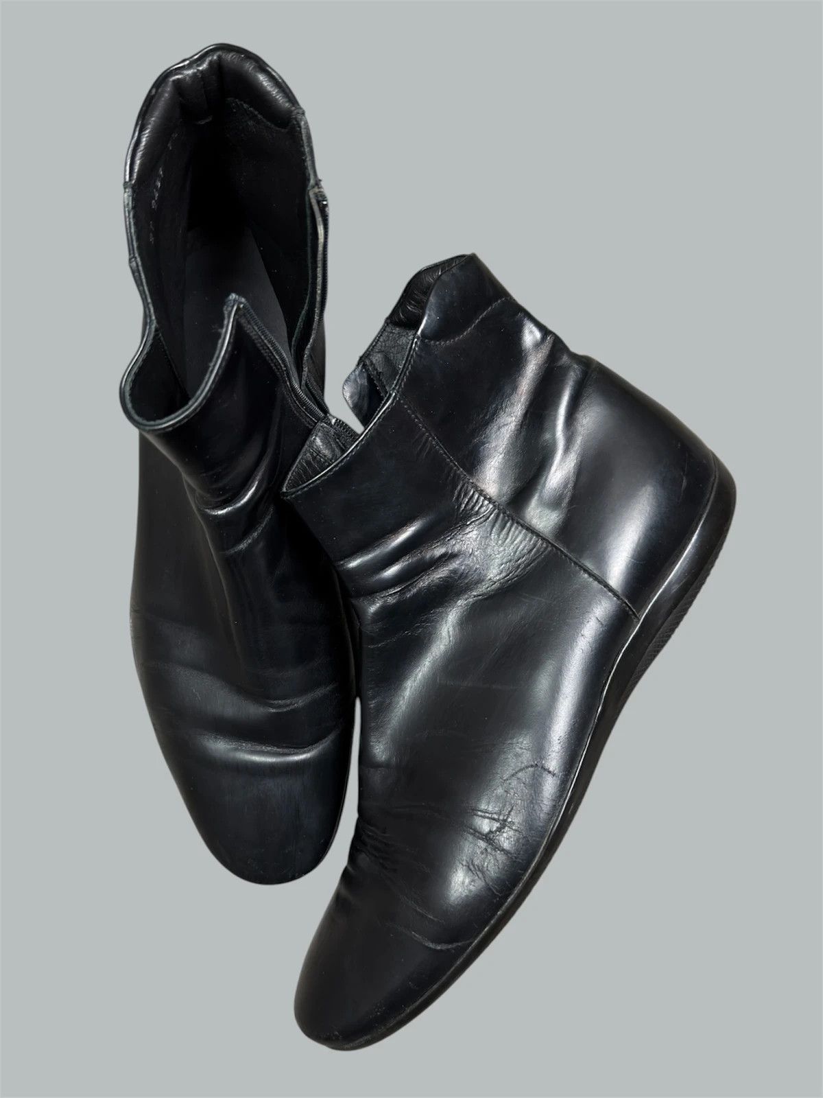 Prada Prada archive leather high top boots 90’s Size US 10.5 / EU 43-44 - 2 Thumbnail