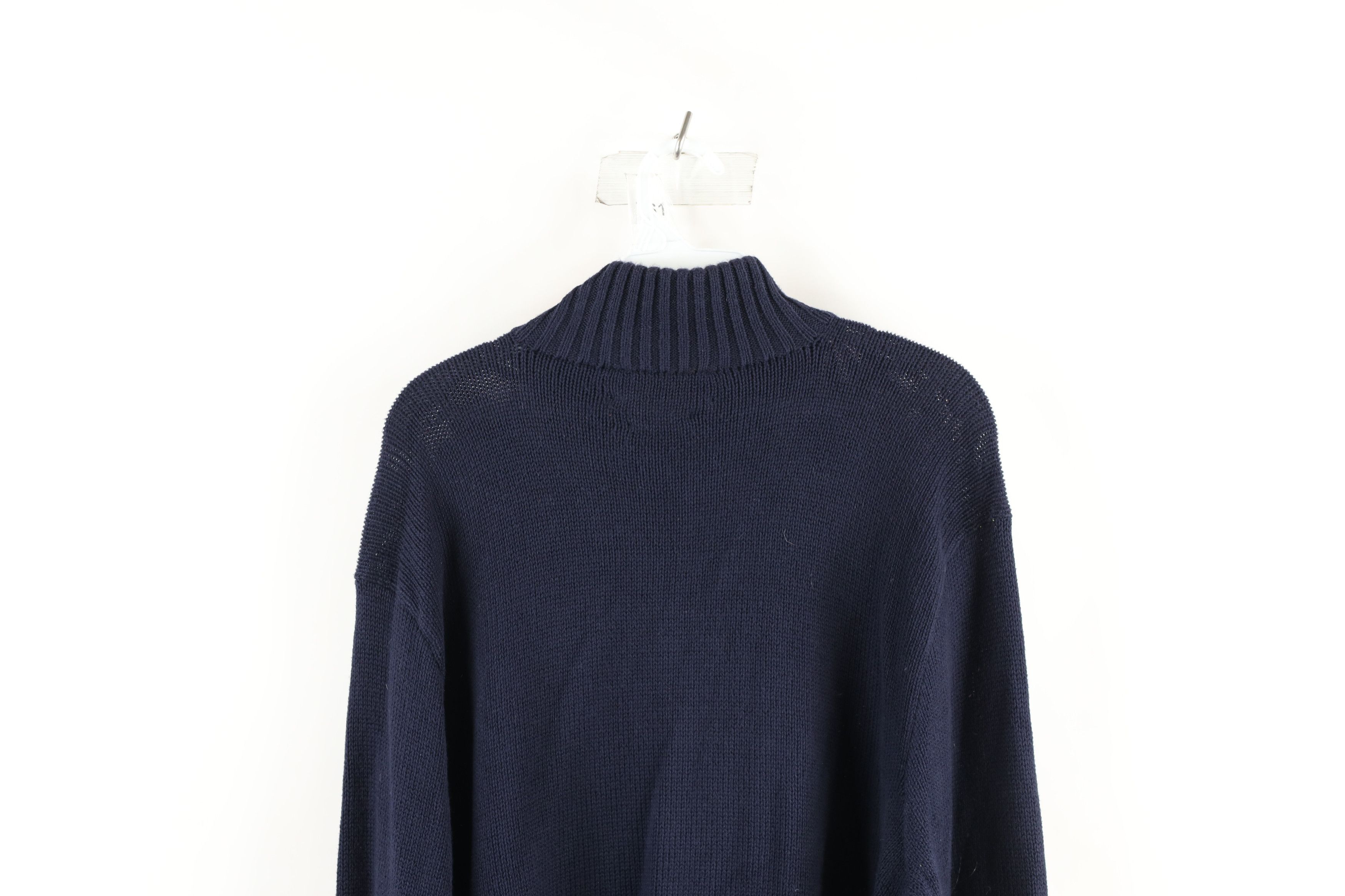 Polo Ralph Lauren Vintage 90s Ralph Lauren Ribbed Knit 1/4 Zip Sweater Size US XL / EU 56 / 4 - 8 Thumbnail