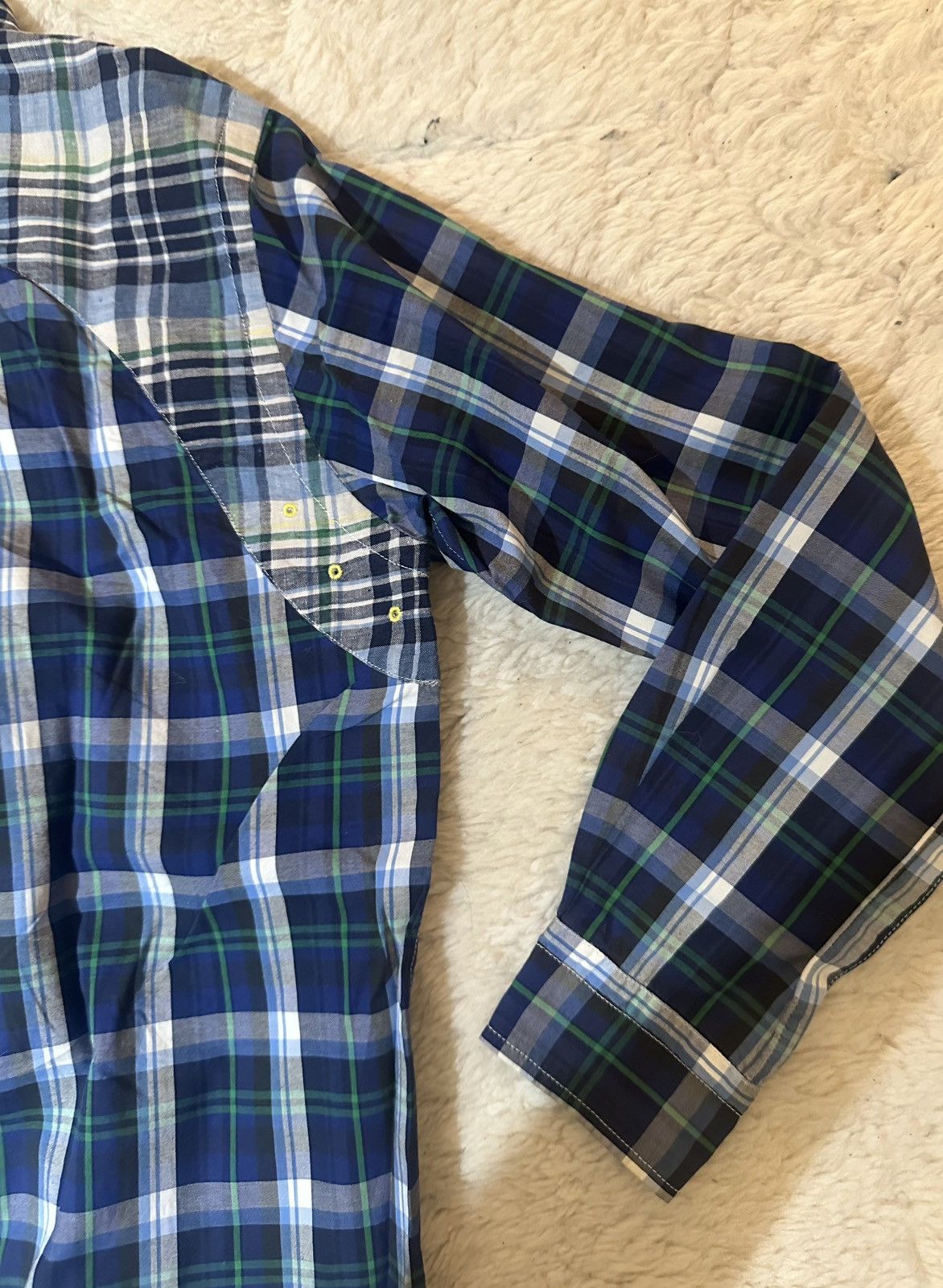 Sacai Blue Pattern Sacai Shirt Size US L / EU 52-54 / 3 - 4 Thumbnail