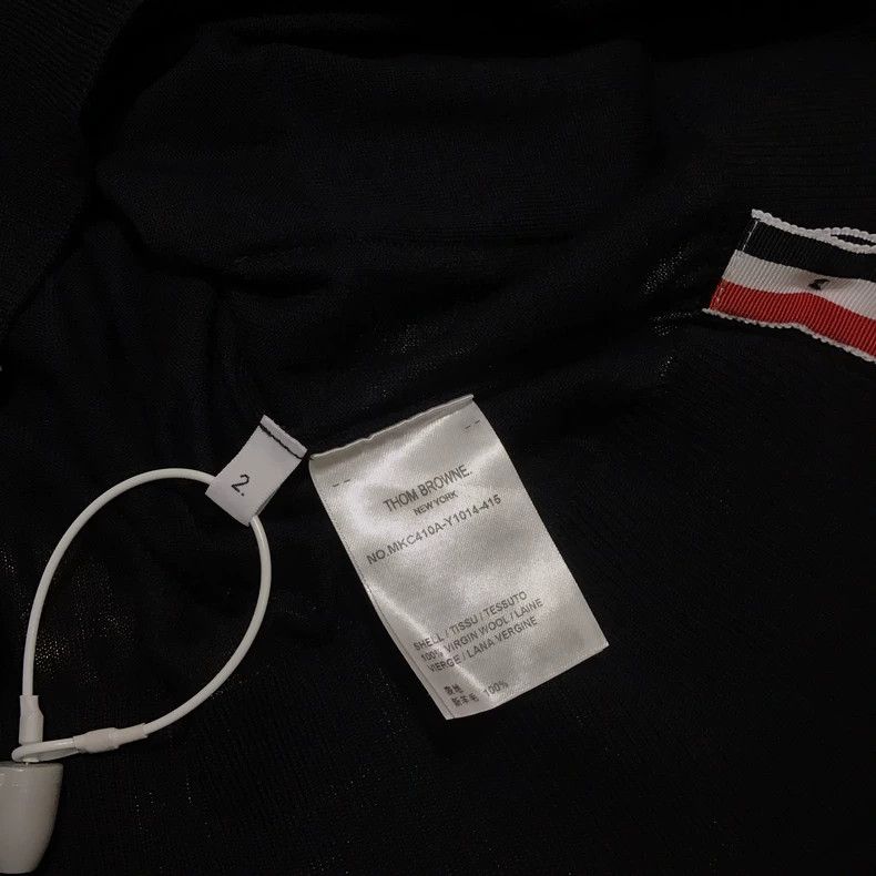 Thom Browne Thom Browne Blue wool sweater Size US XL / EU 56 / 4 - 6 Thumbnail