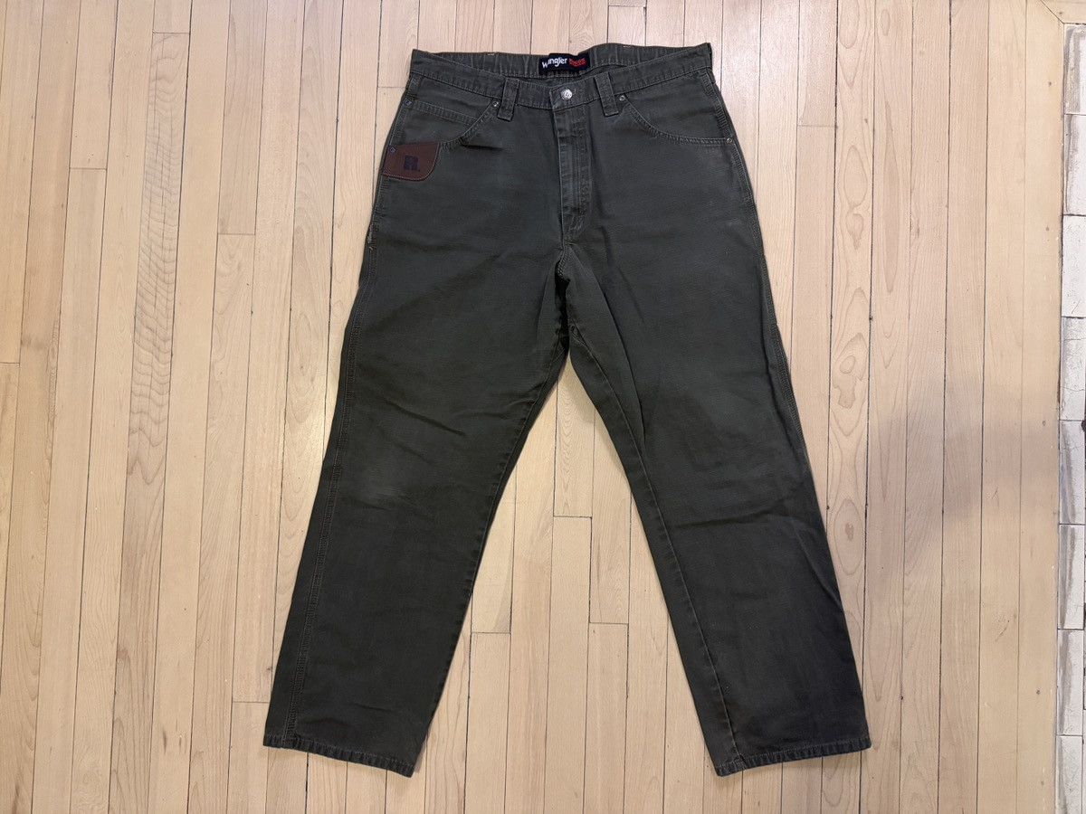 Wrangler Wrangler green workwear pants Size US 36 / EU 52 - 3 Thumbnail