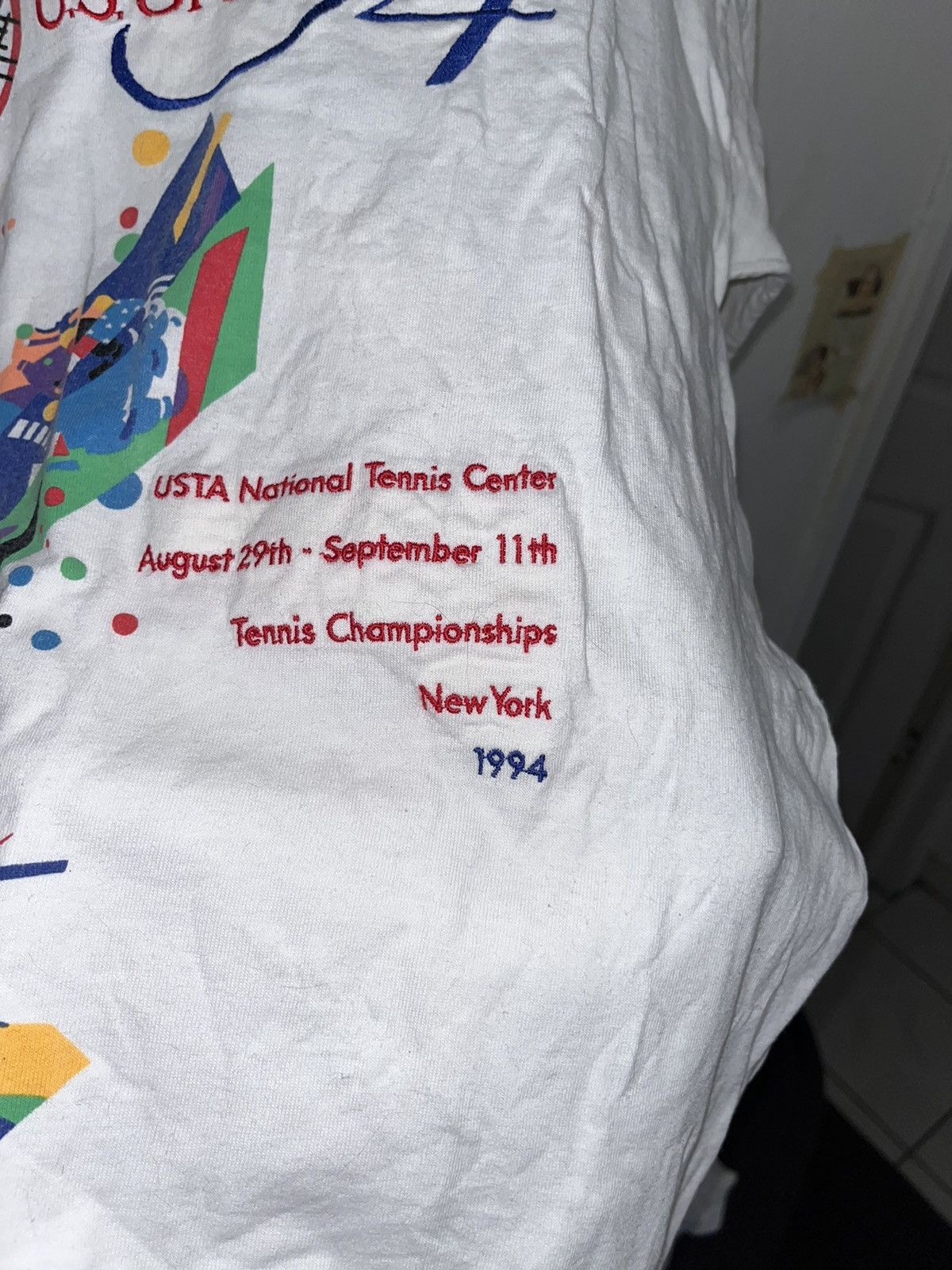 Vintage Vintage US Open Tennis Tee Size US M / EU 48-50 / 2 - 2 Thumbnail